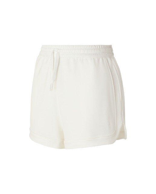 Pantalón corto modal mujer Crema-4