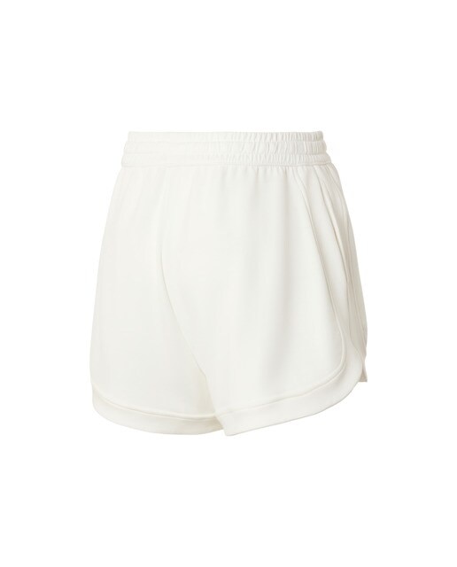 Pantalón corto modal mujer Crema-5
