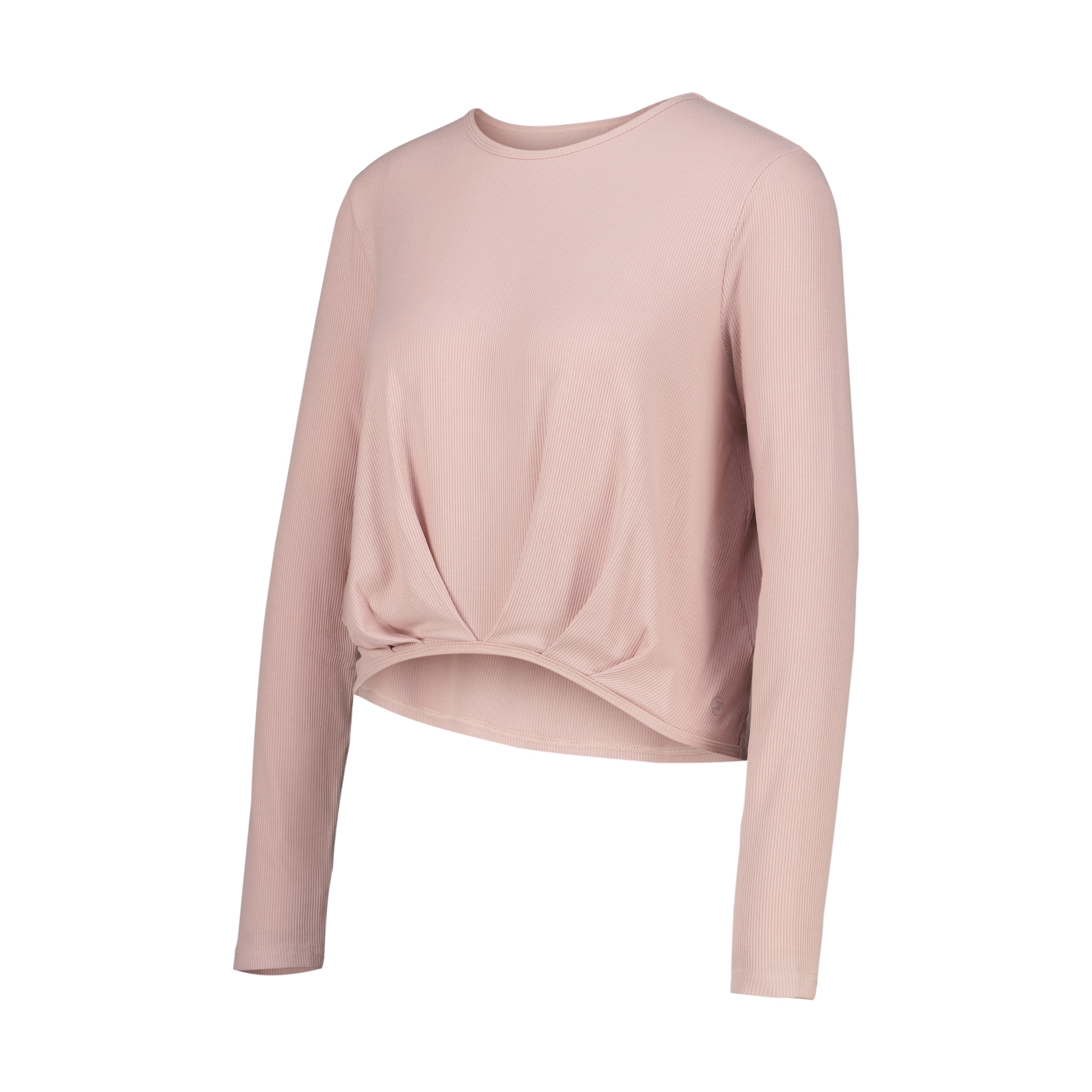 Camiseta Manga Larga Pliegues Rosa-4