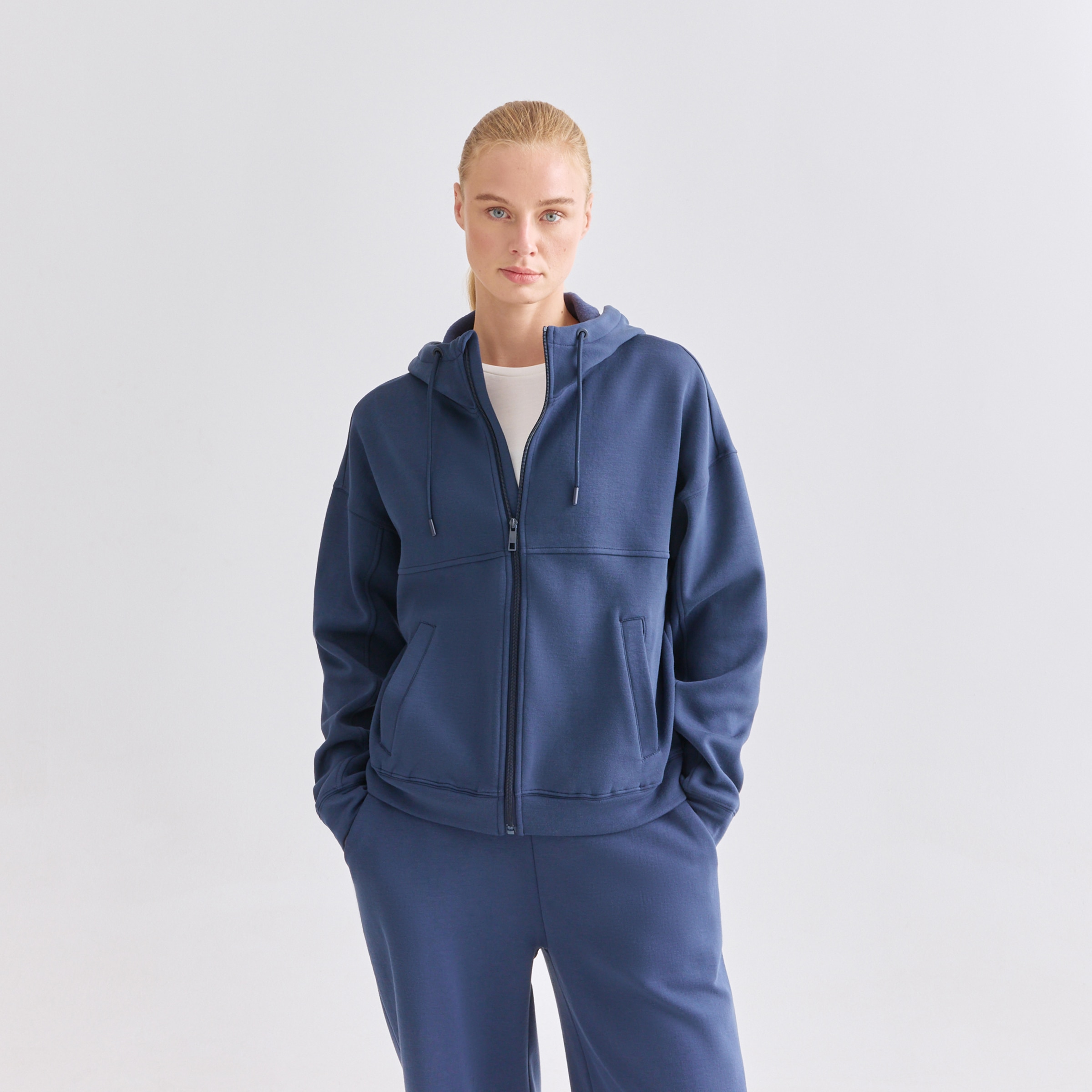 Imagen 0 de Sudadera Cremallera Modal Perchada