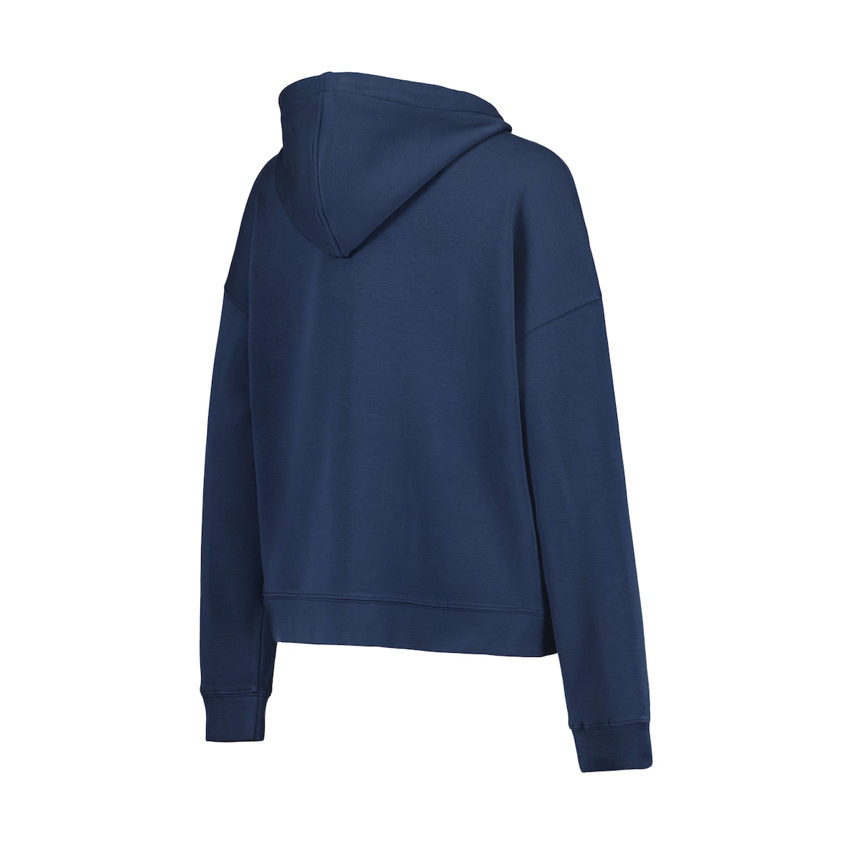 Sudadera Cremallera Modal Perchada Azul-5