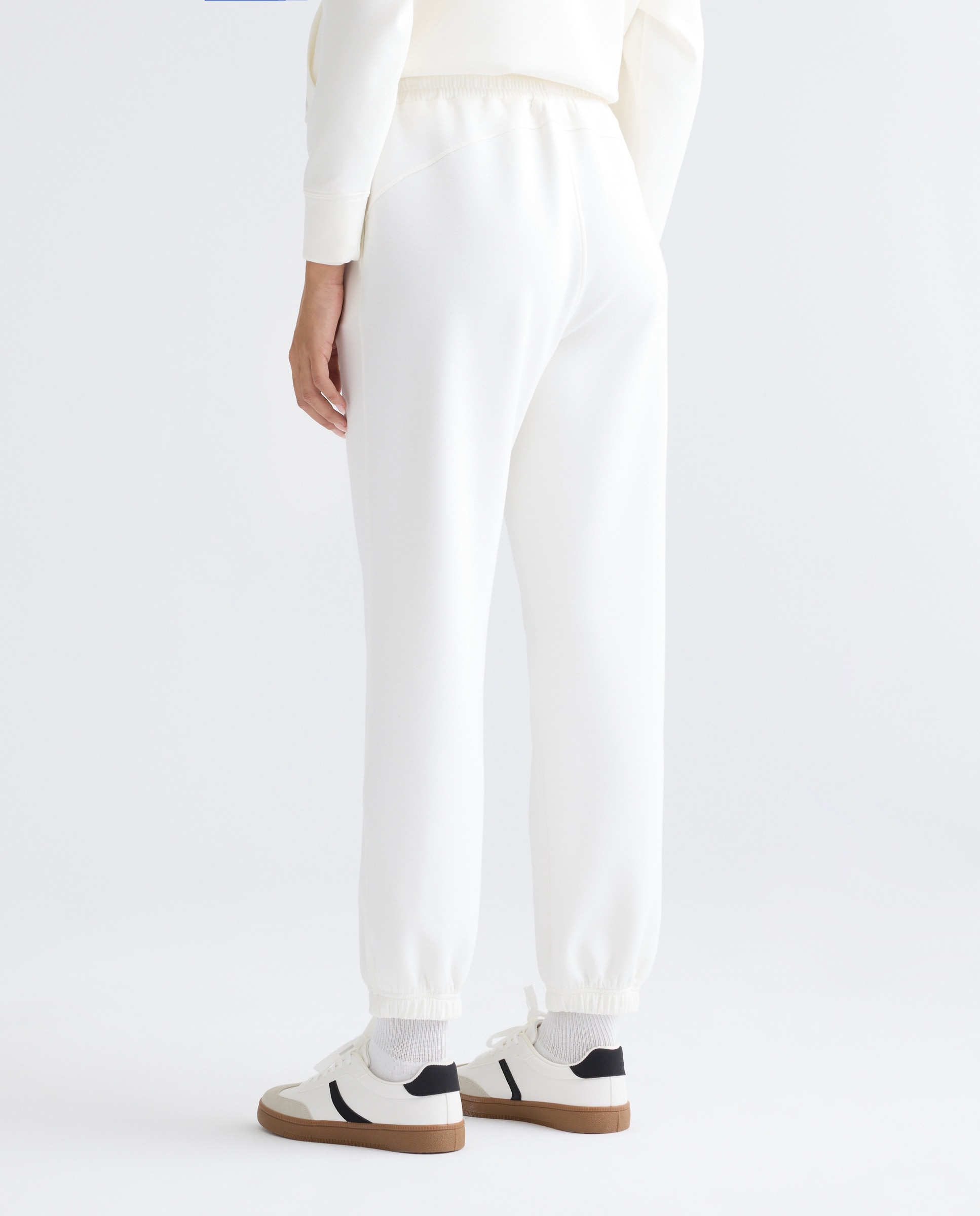 Pantalón Jogger Modal  de mujer Blanco roto-3