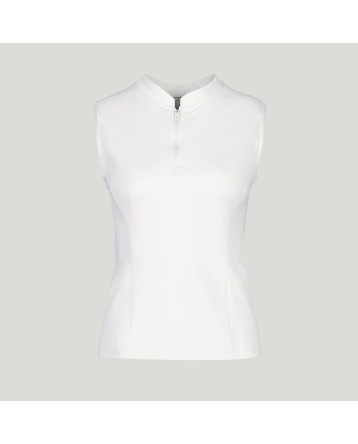 Imagen 0 de Camiseta tenis con cremallera de mujer