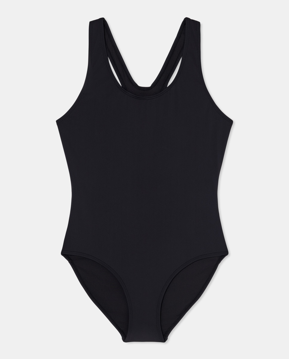 Bañador básico de mujer Negro-3