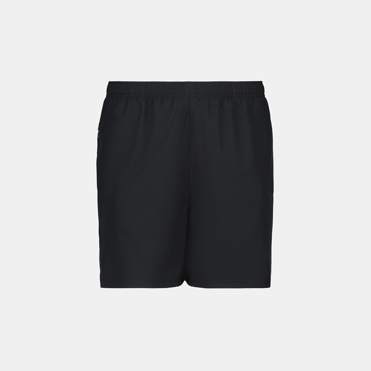 Pantalones cortos de hombre con cremallera en bolsillos Negro-4