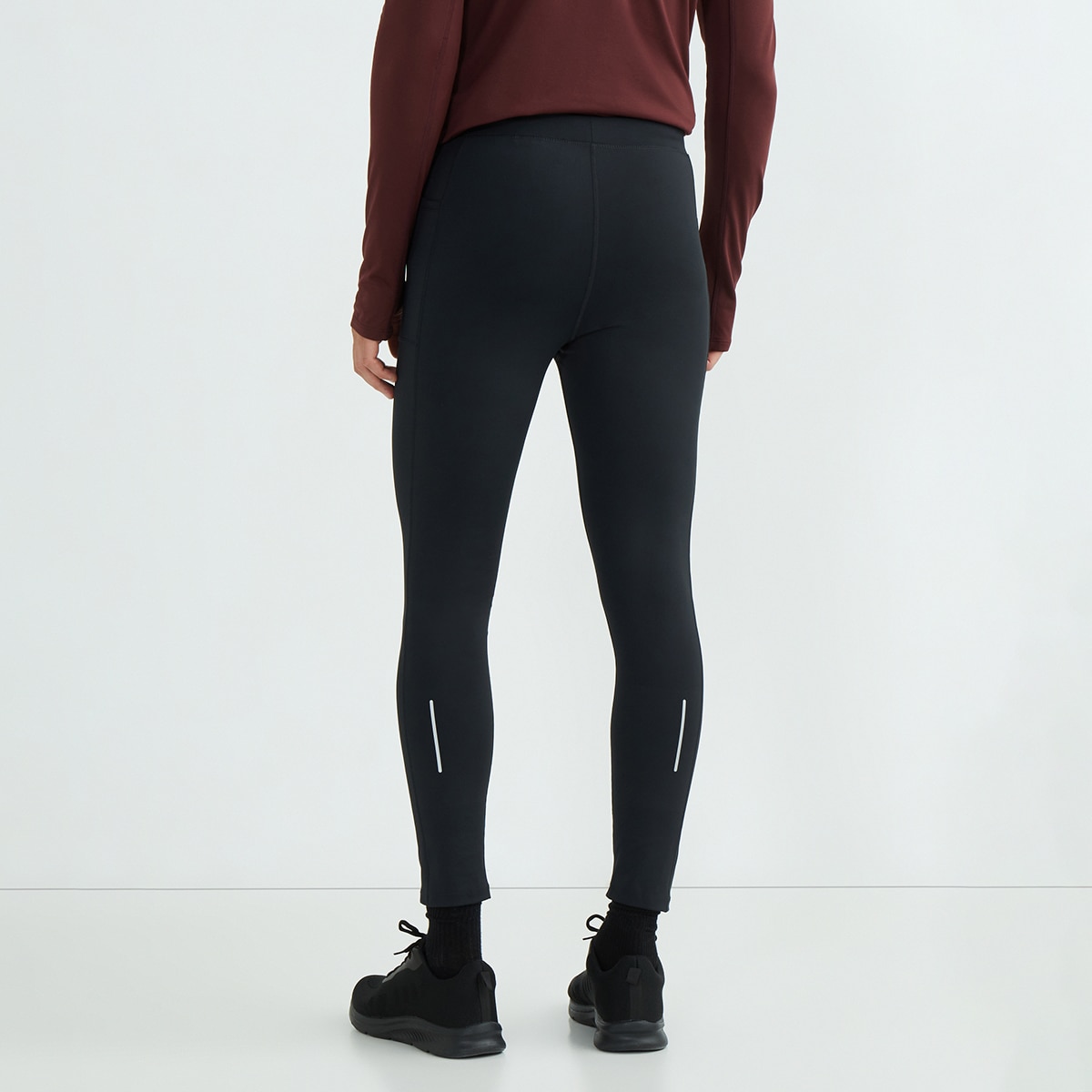 Malla running de hombre Negro-3