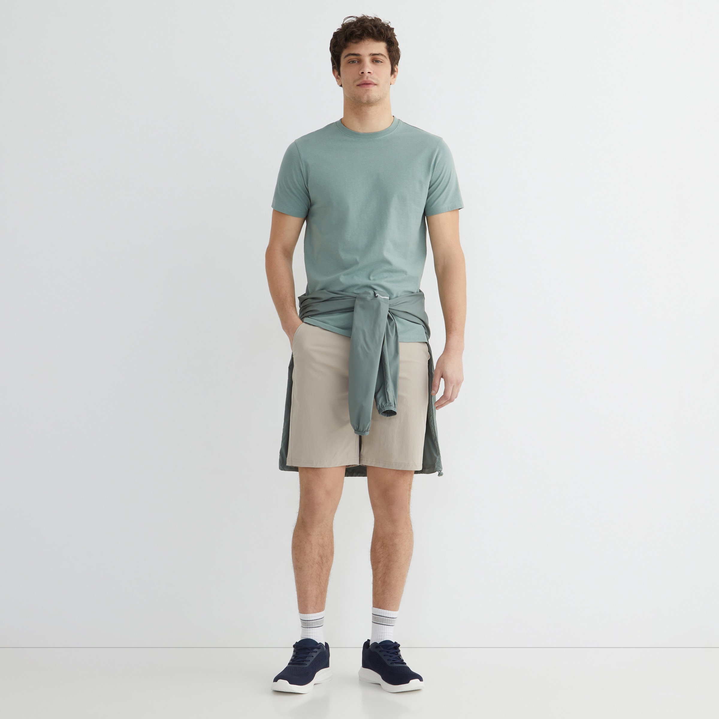 Camiseta manga corta hombre Verde-2