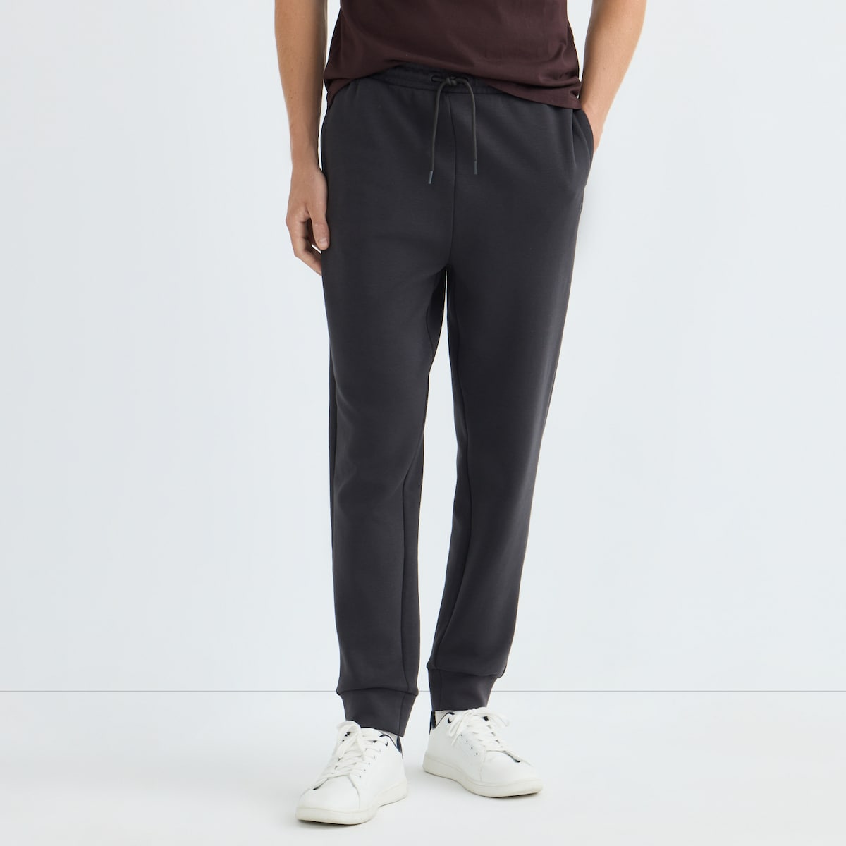 Jogger Interlock Hombre Gris-2