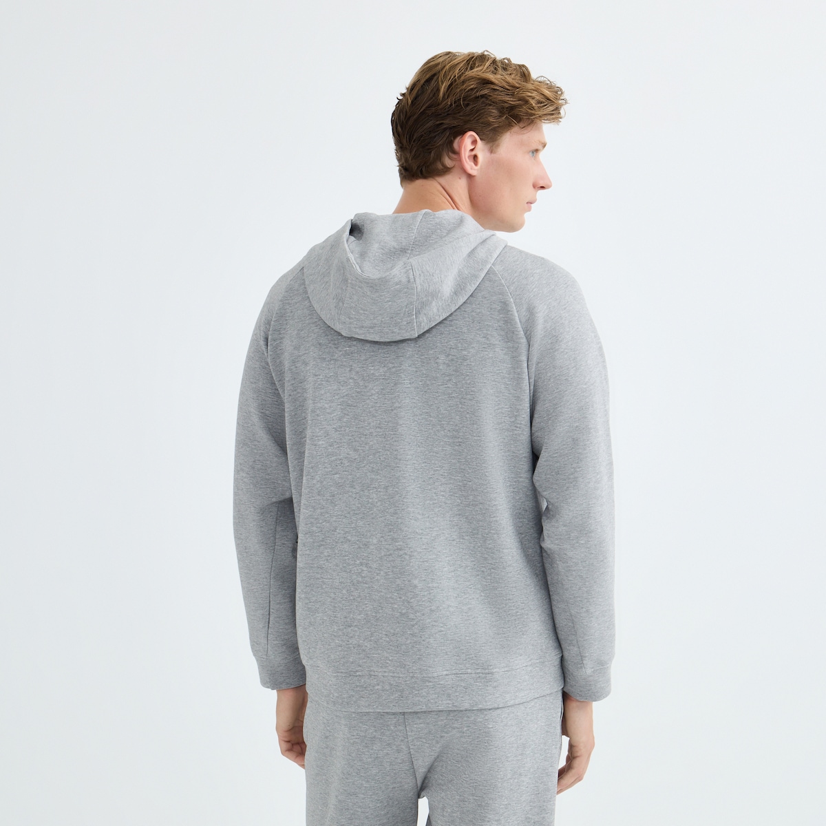 Sudadera Interlock Hombre Gris-3