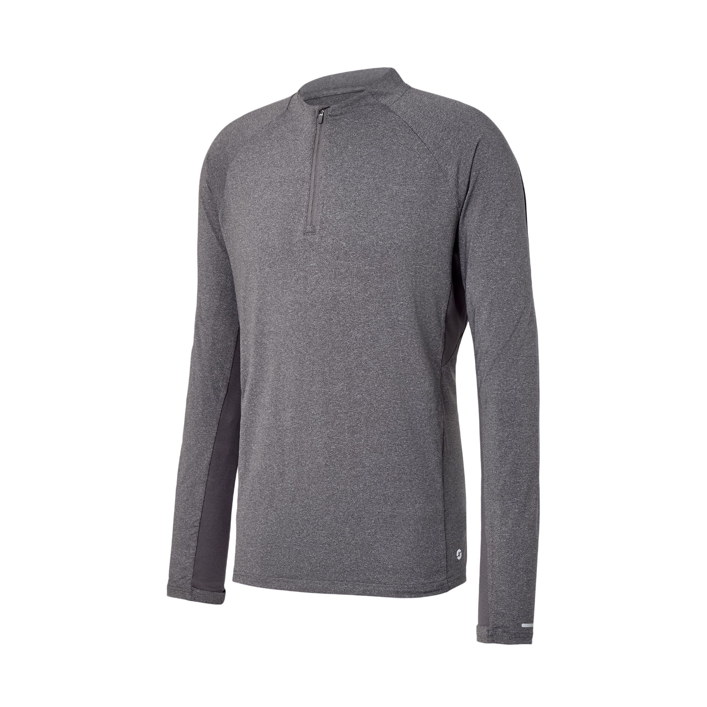 Camiseta Técnica Manga Larga Hombre Gris-4