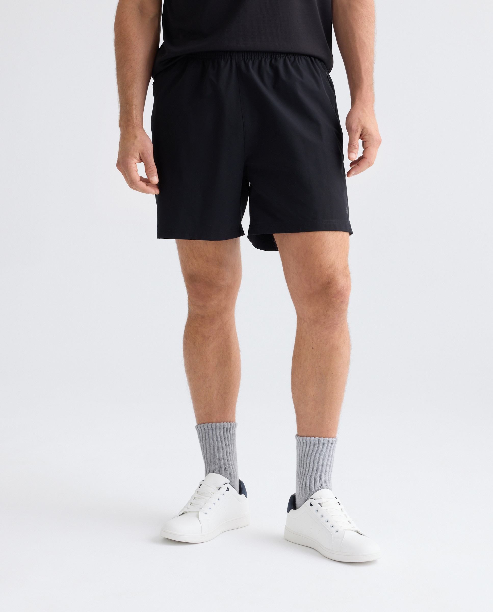 Pantalón corto básico de hombre Azul oscuro-2