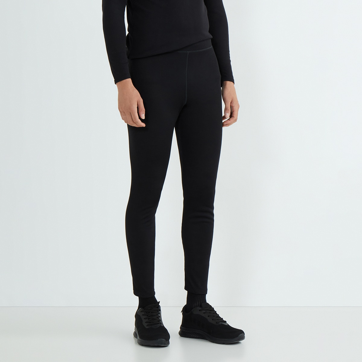 Malla térmica de hombre Negro-2
