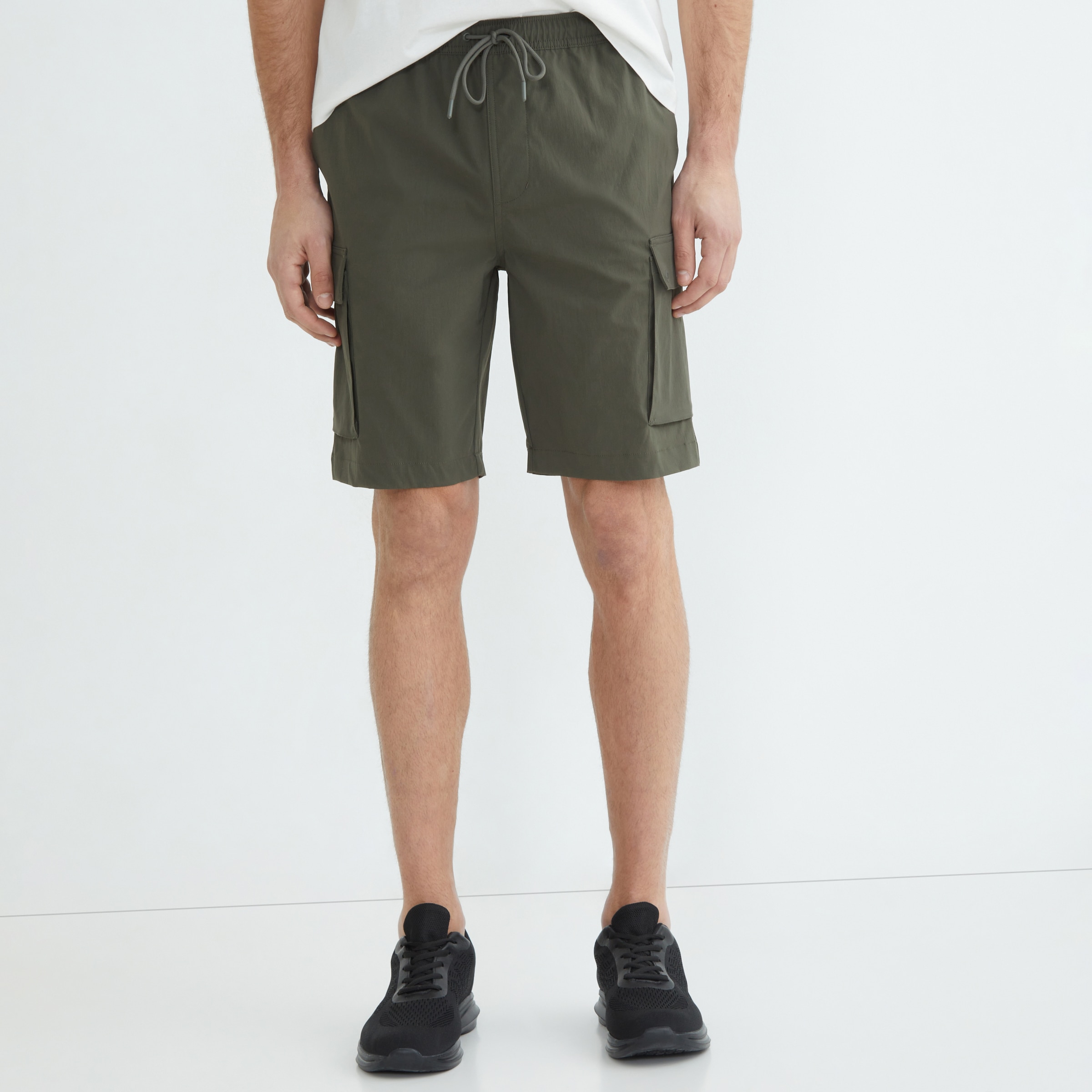 Pantalón corto senderismo hombre Kaki-2