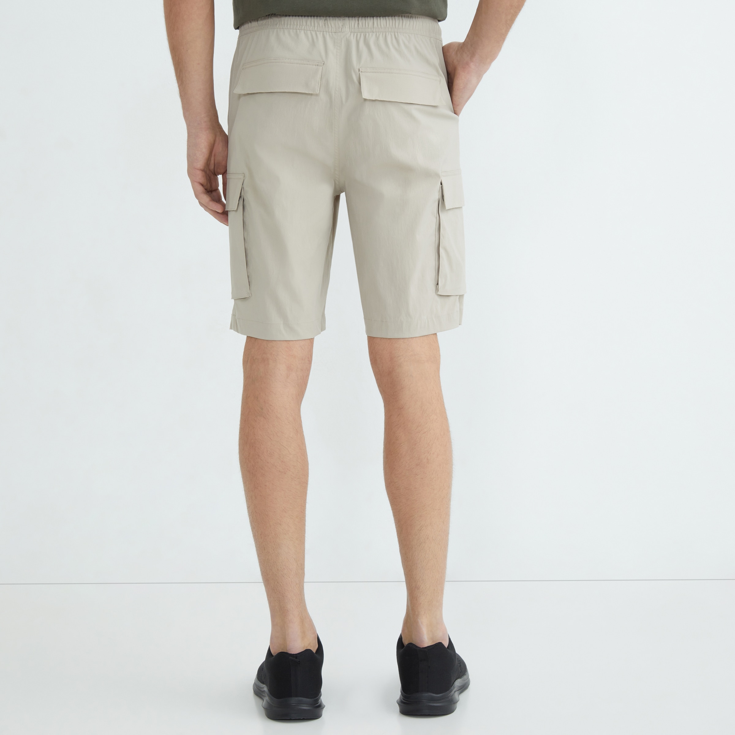 Pantalón corto senderismo hombre Crudo-3