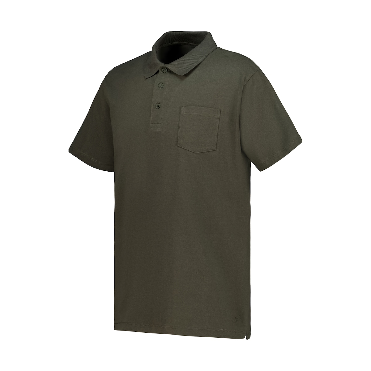 Polo algodón hombre Verde-4