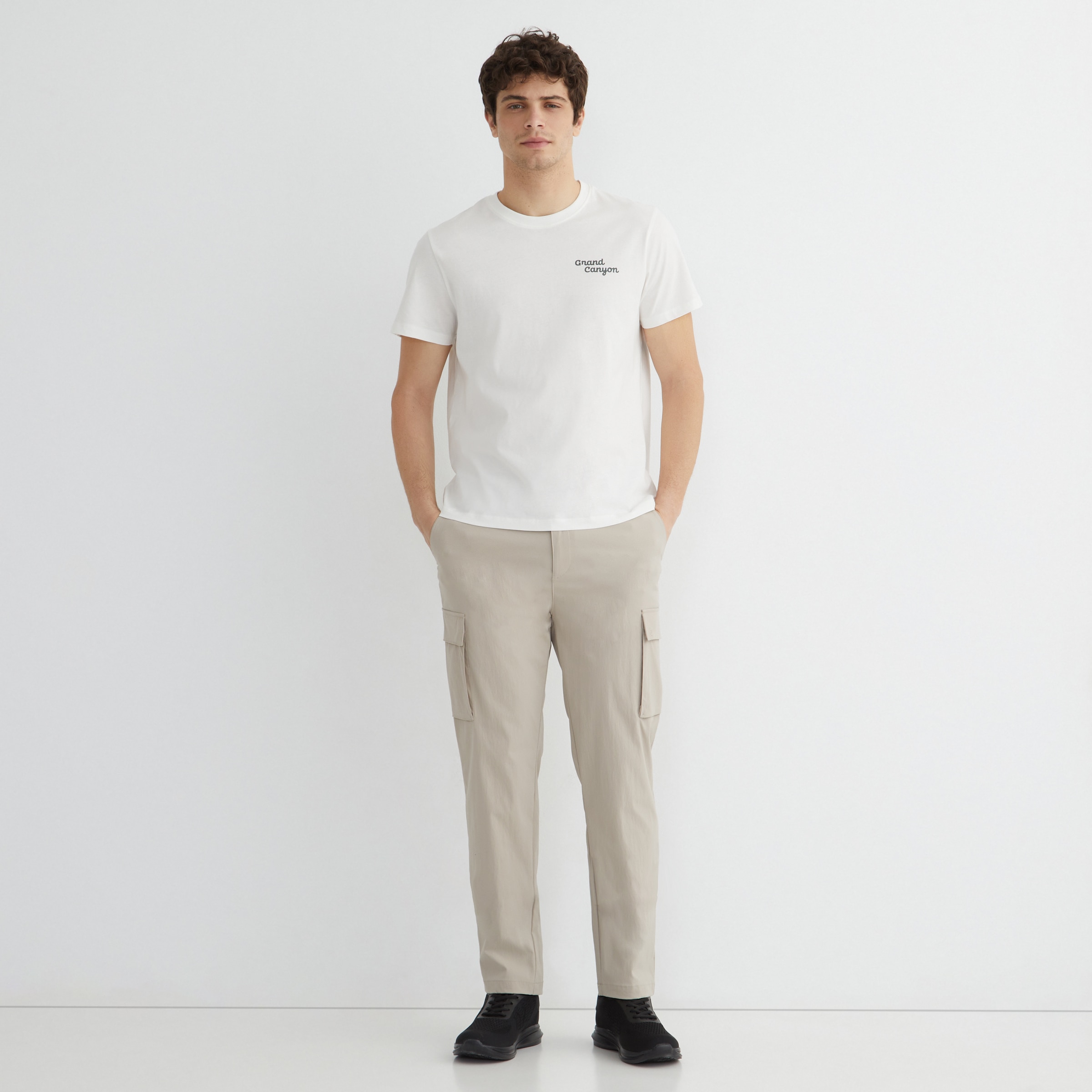 Camiseta manga corta hombre Blanco-2