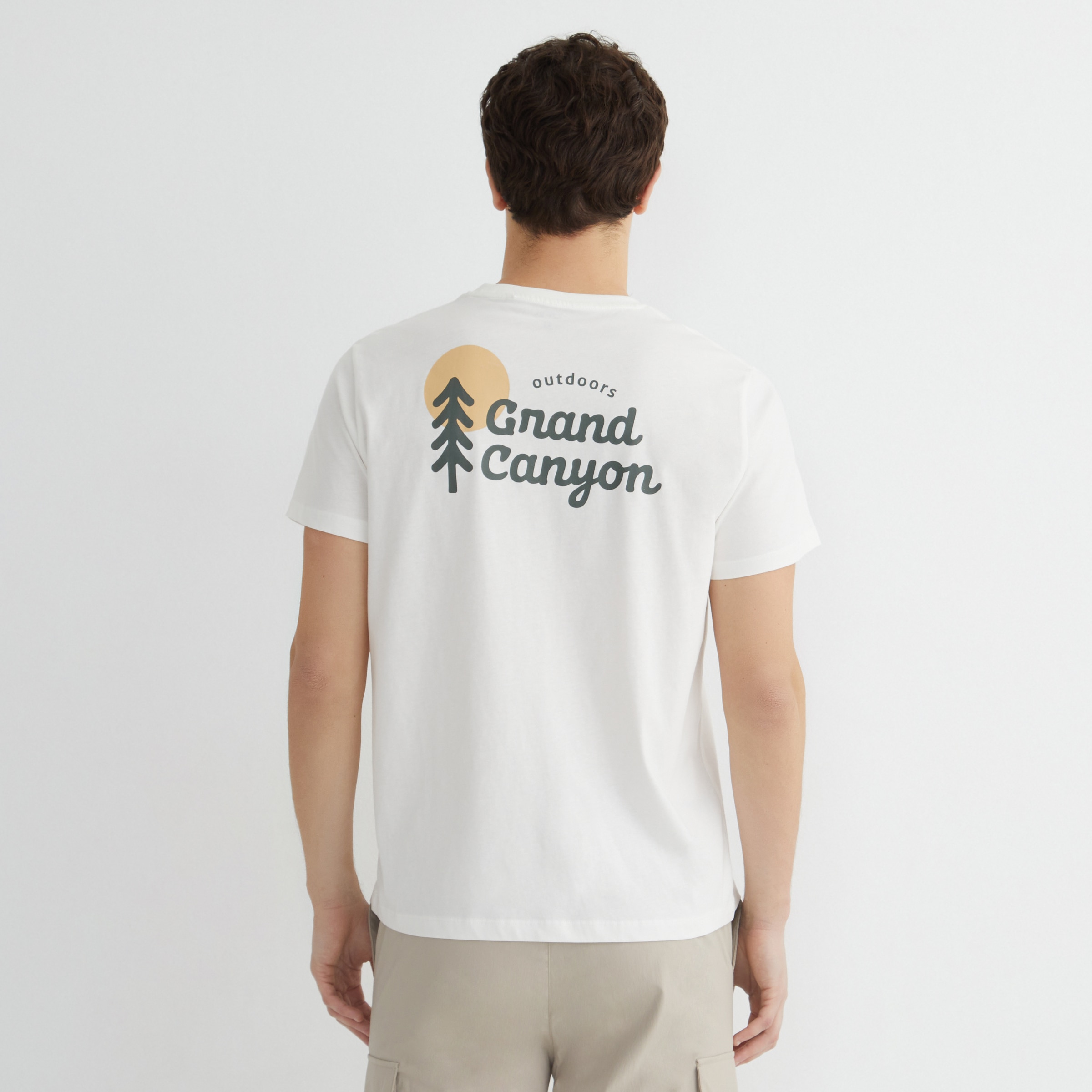 Camiseta manga corta hombre Blanco-3