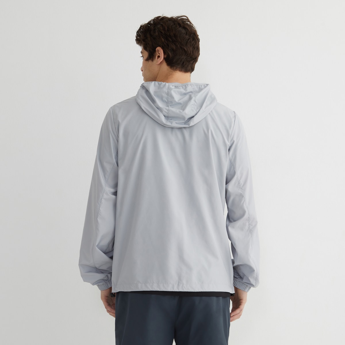 Cortavientos hombre Gris claro-3