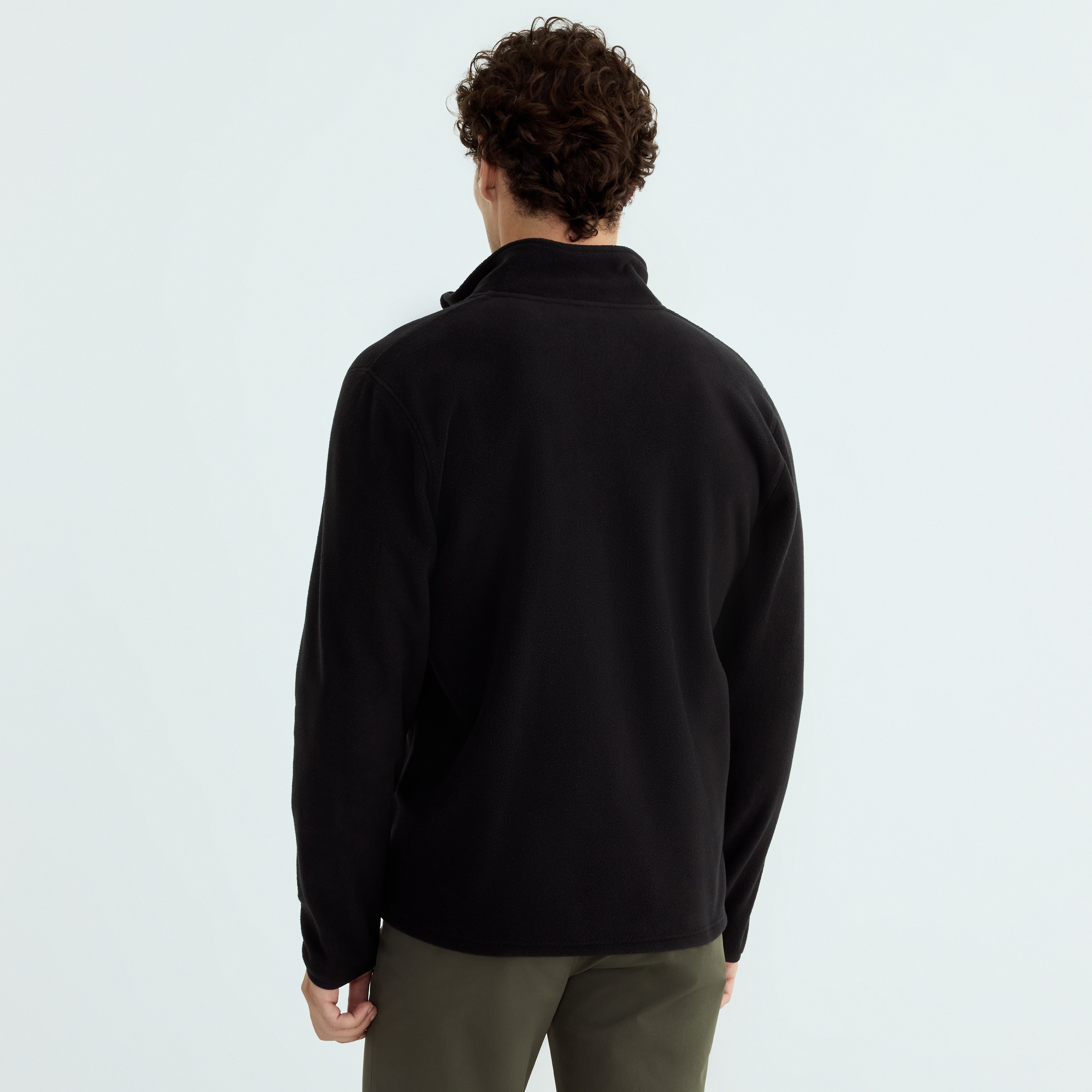 Forro Polar Hombre Negro-3