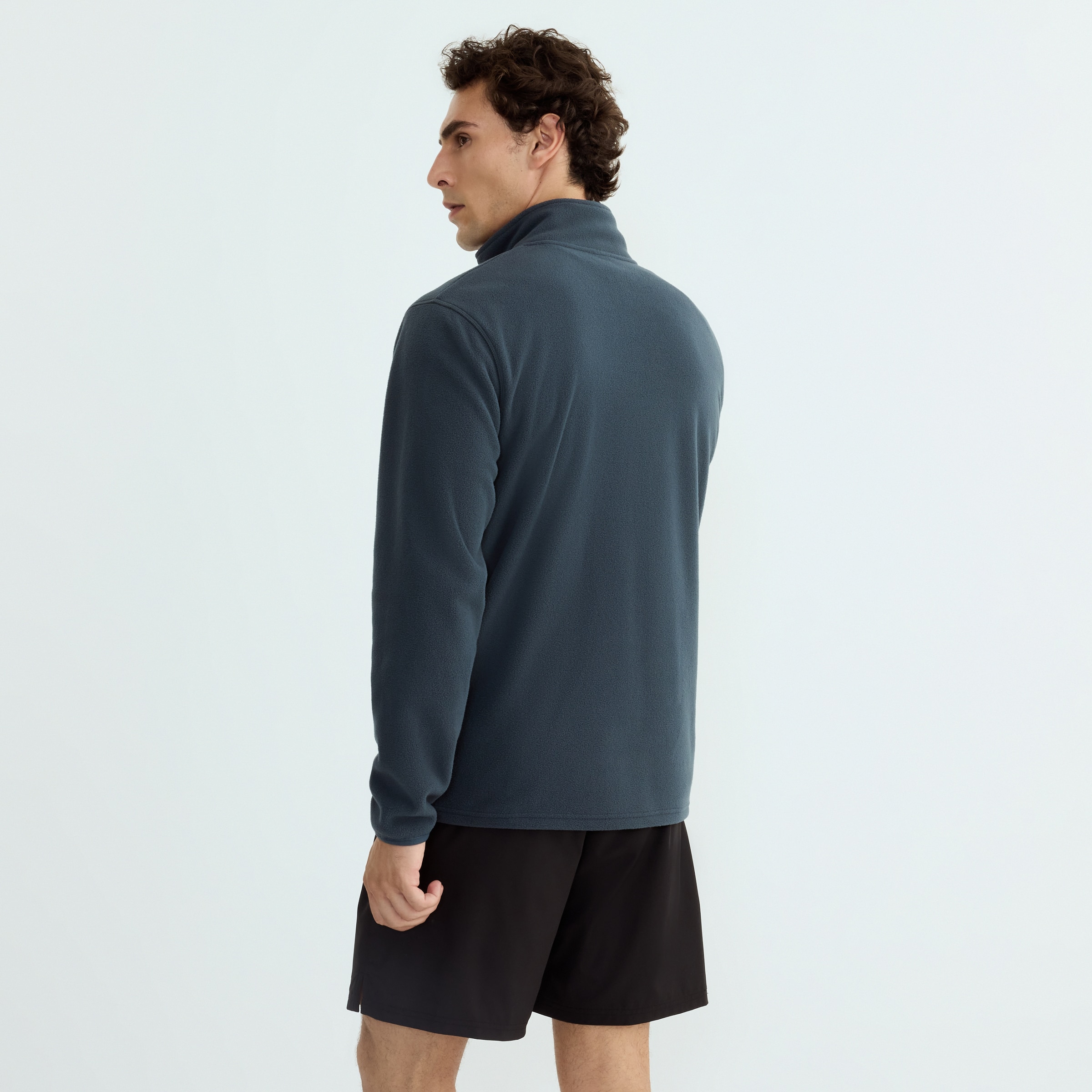 Forro Polar Hombre Azul-3