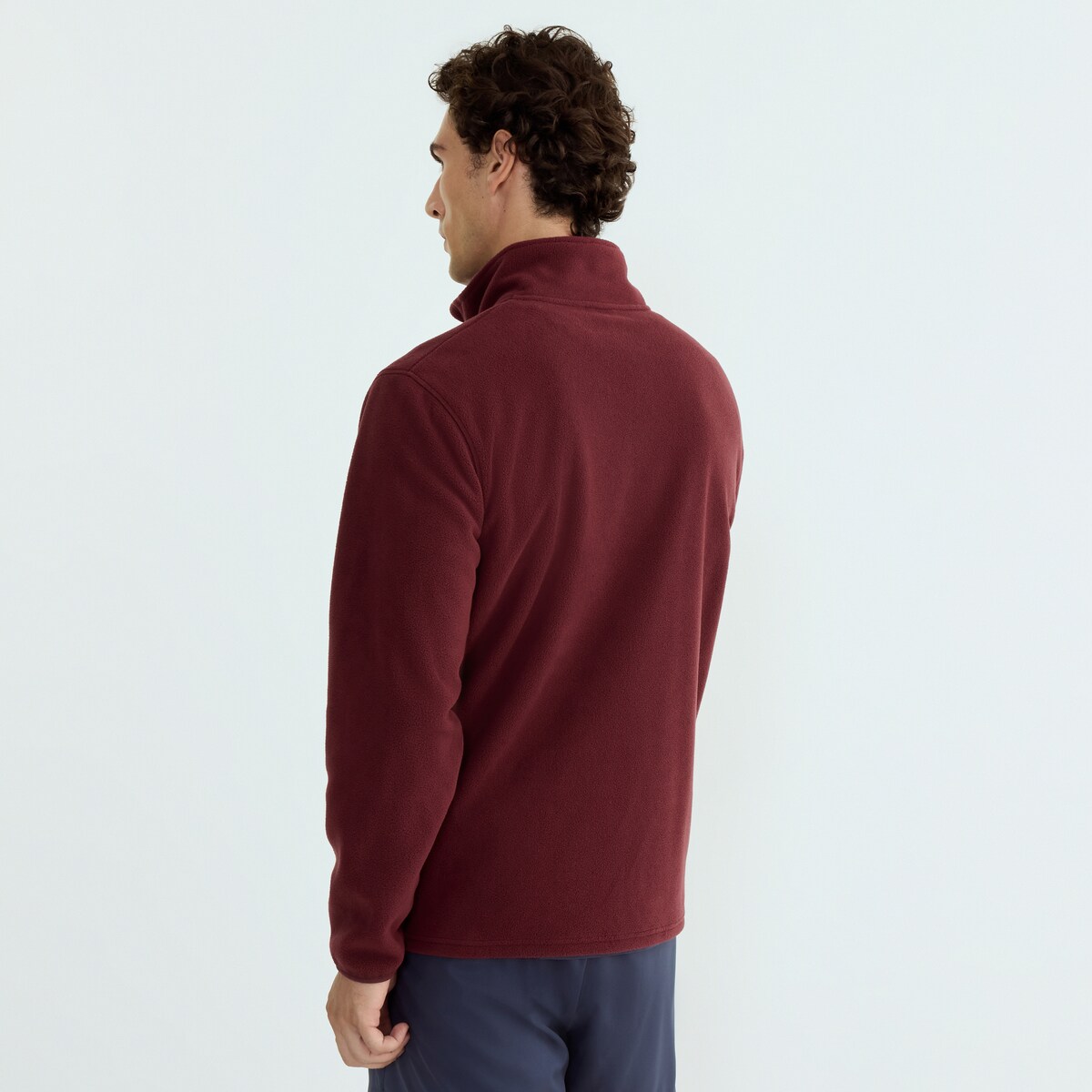 Forro Polar Hombre Morado-3