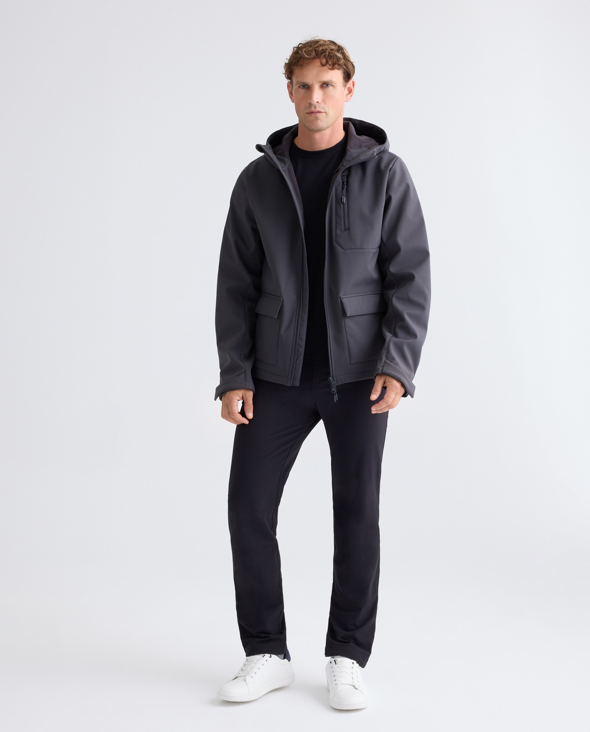 Chaqueta softshell hombre Gris marengo-2