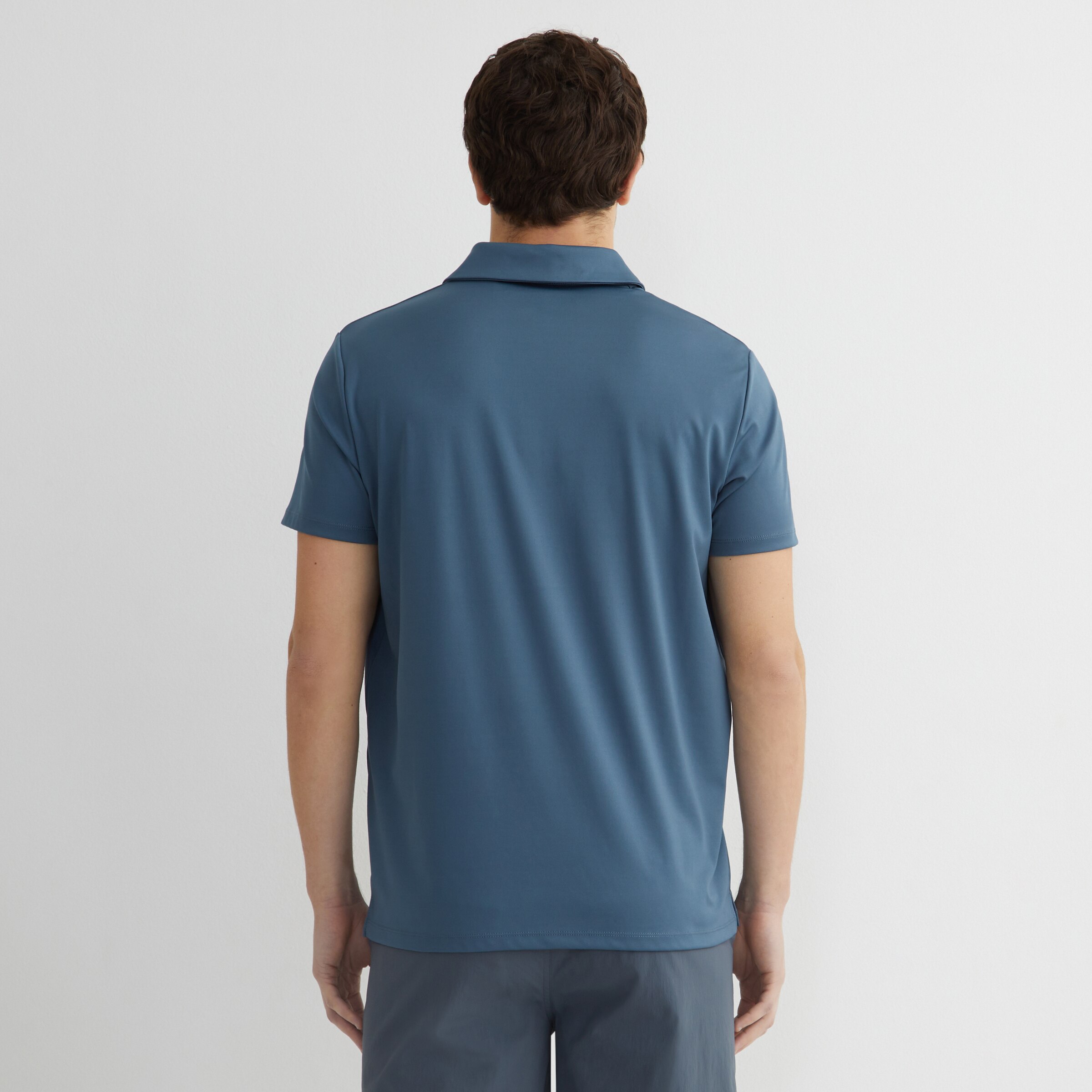Polo técnico hombre Azul-3