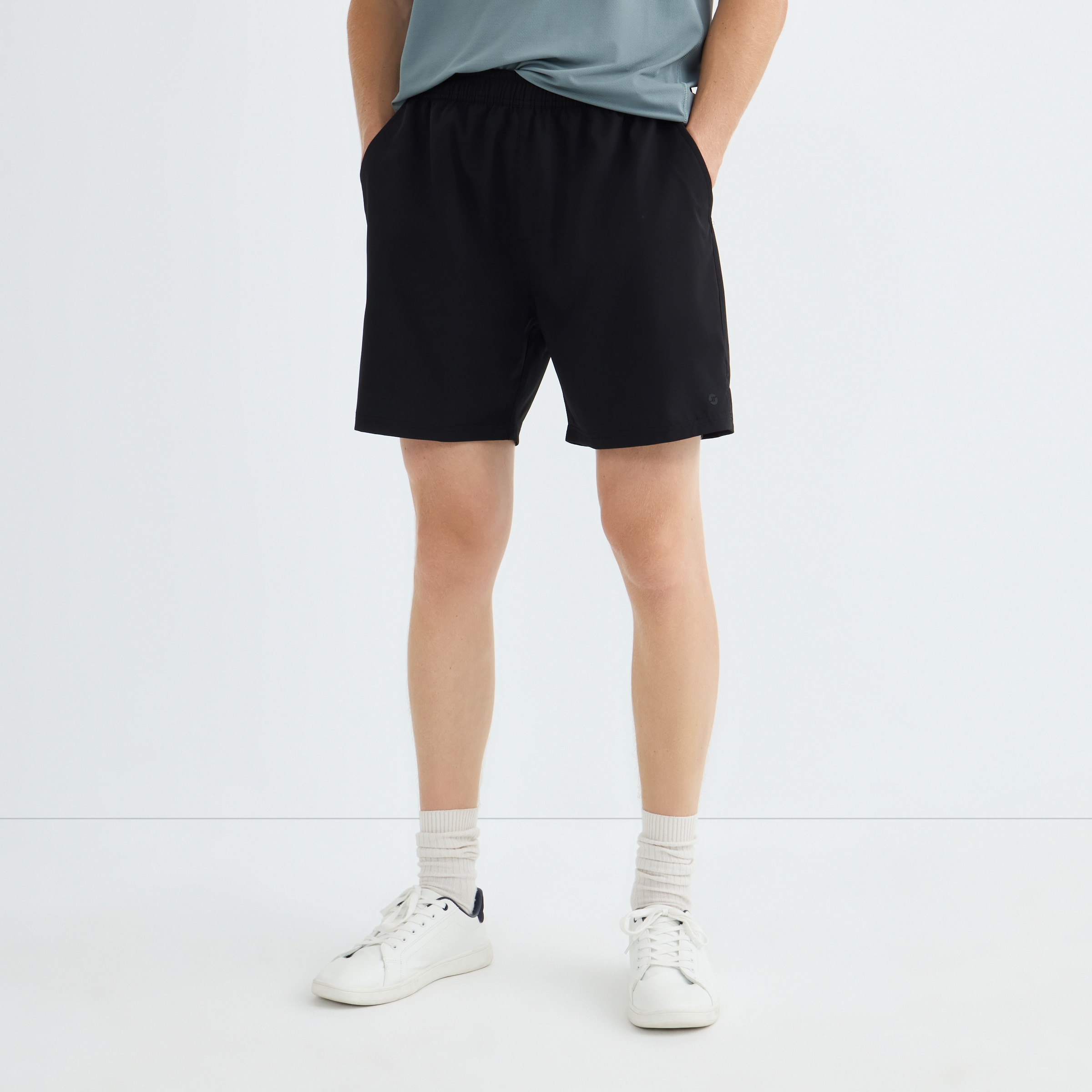 Pantalón Corto Hombre Negro-2