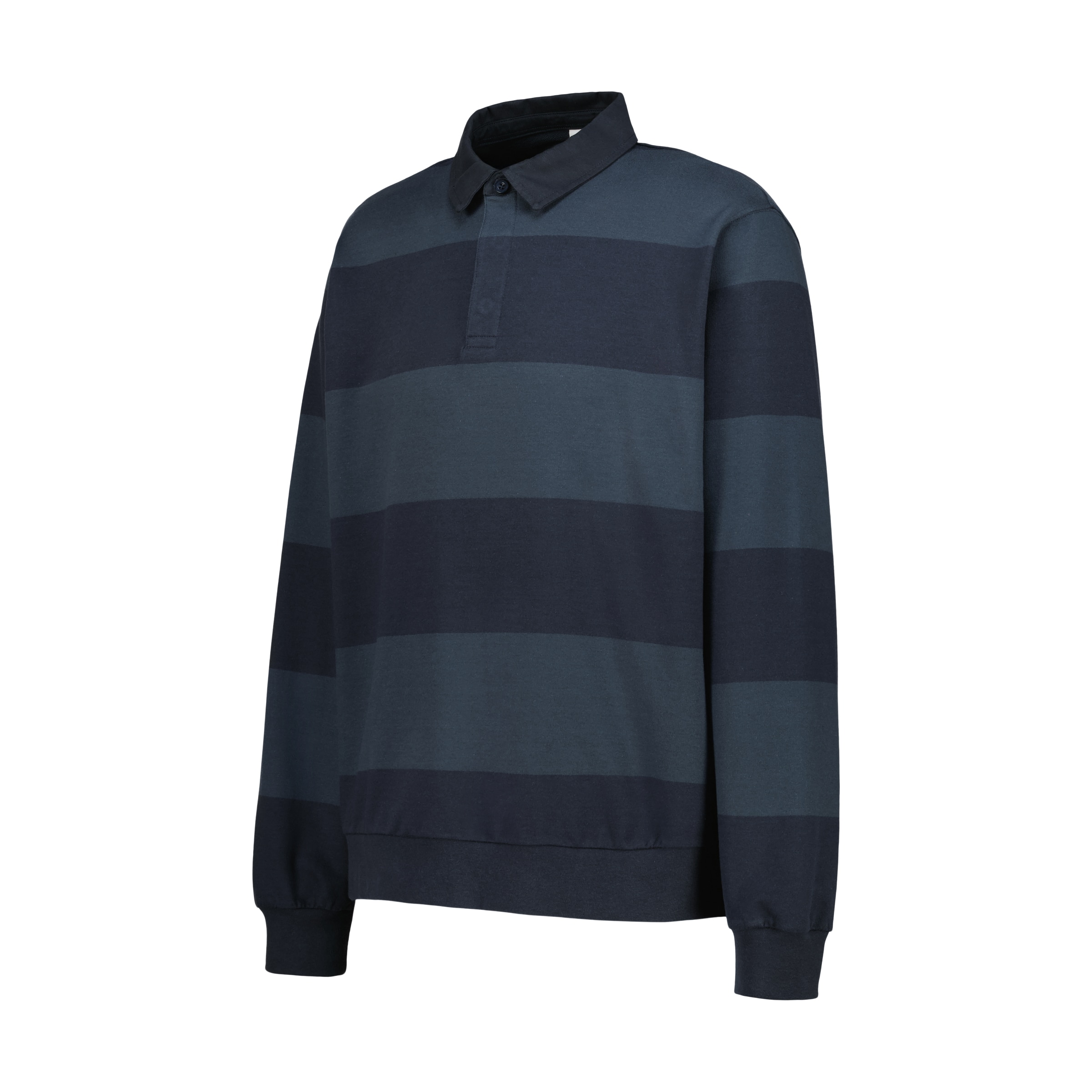 Sudadera Cuello Polo Hombre Verde-4