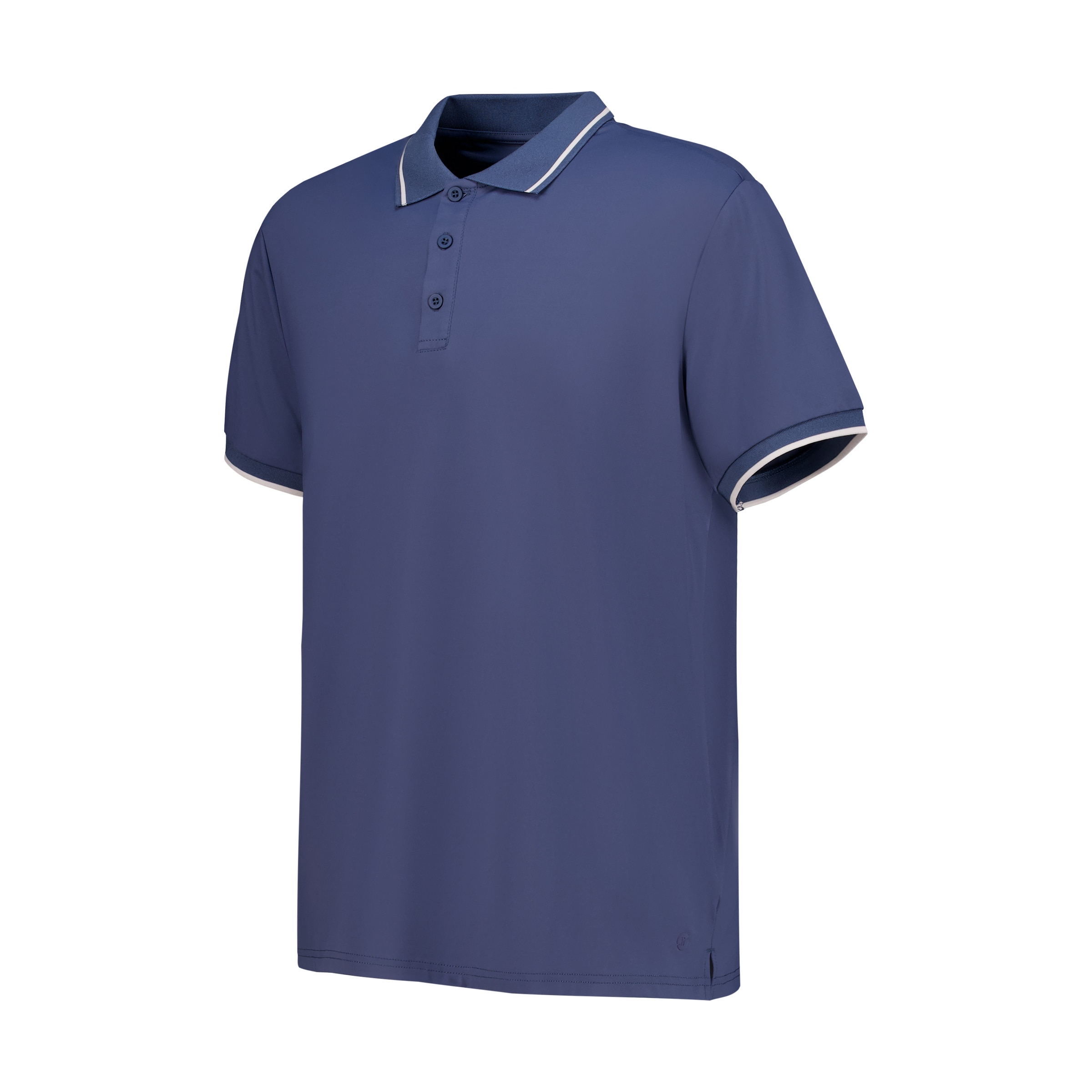 Polo Técnico Hombre Azul-4