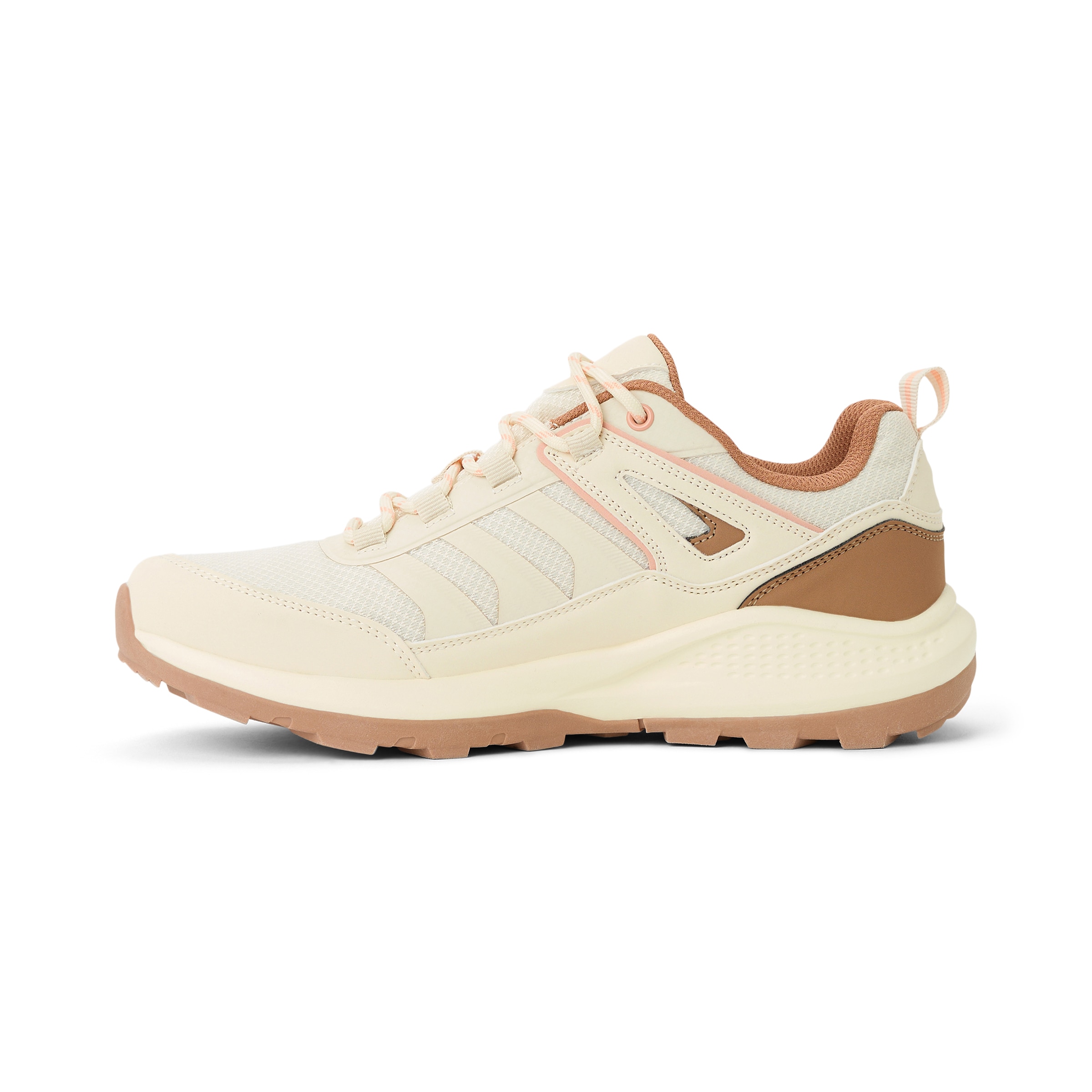 Zapatilla Senderismo Waterproof Mujer Beige-3