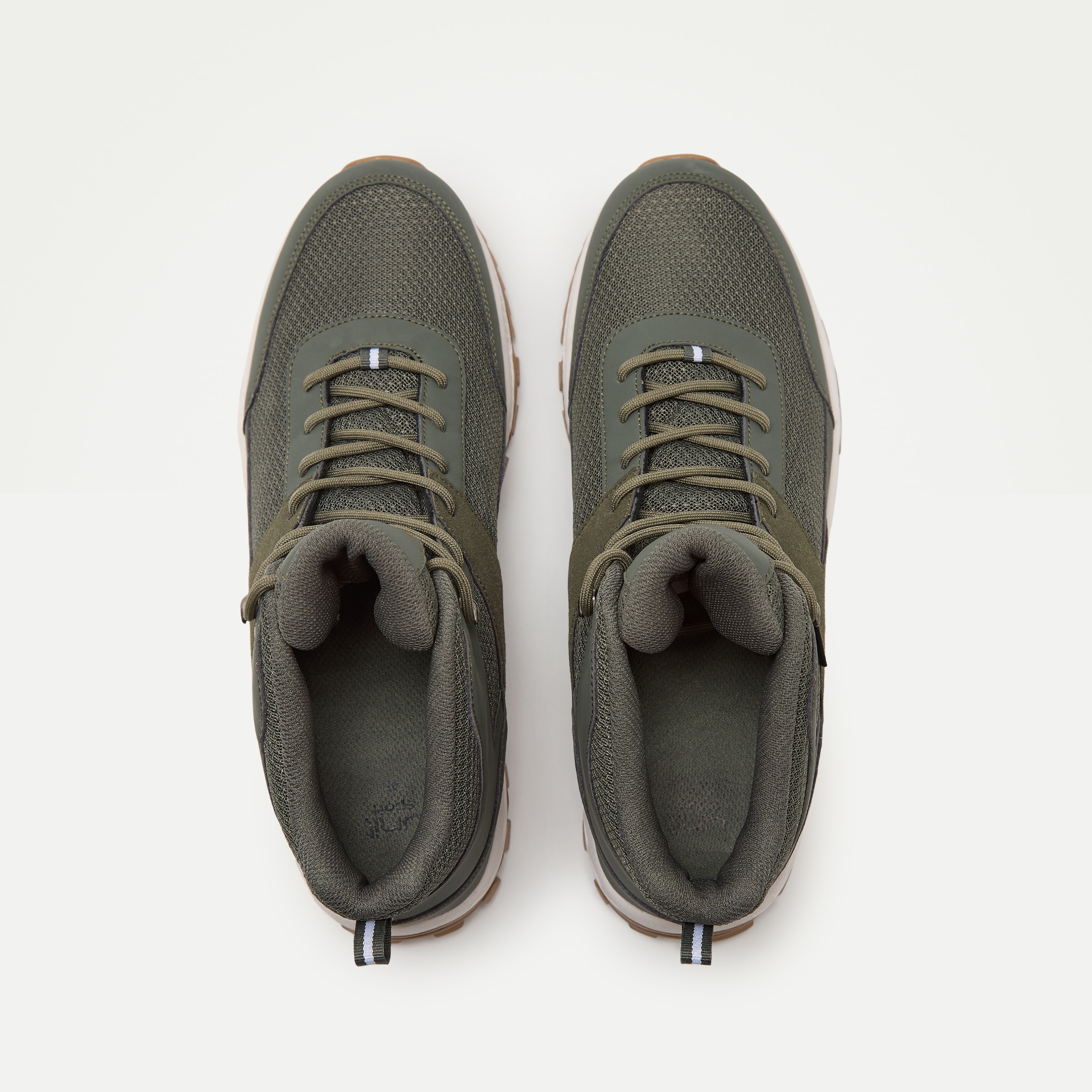 Bota de senderismo de hombre con membrana waterproof Kaki-4