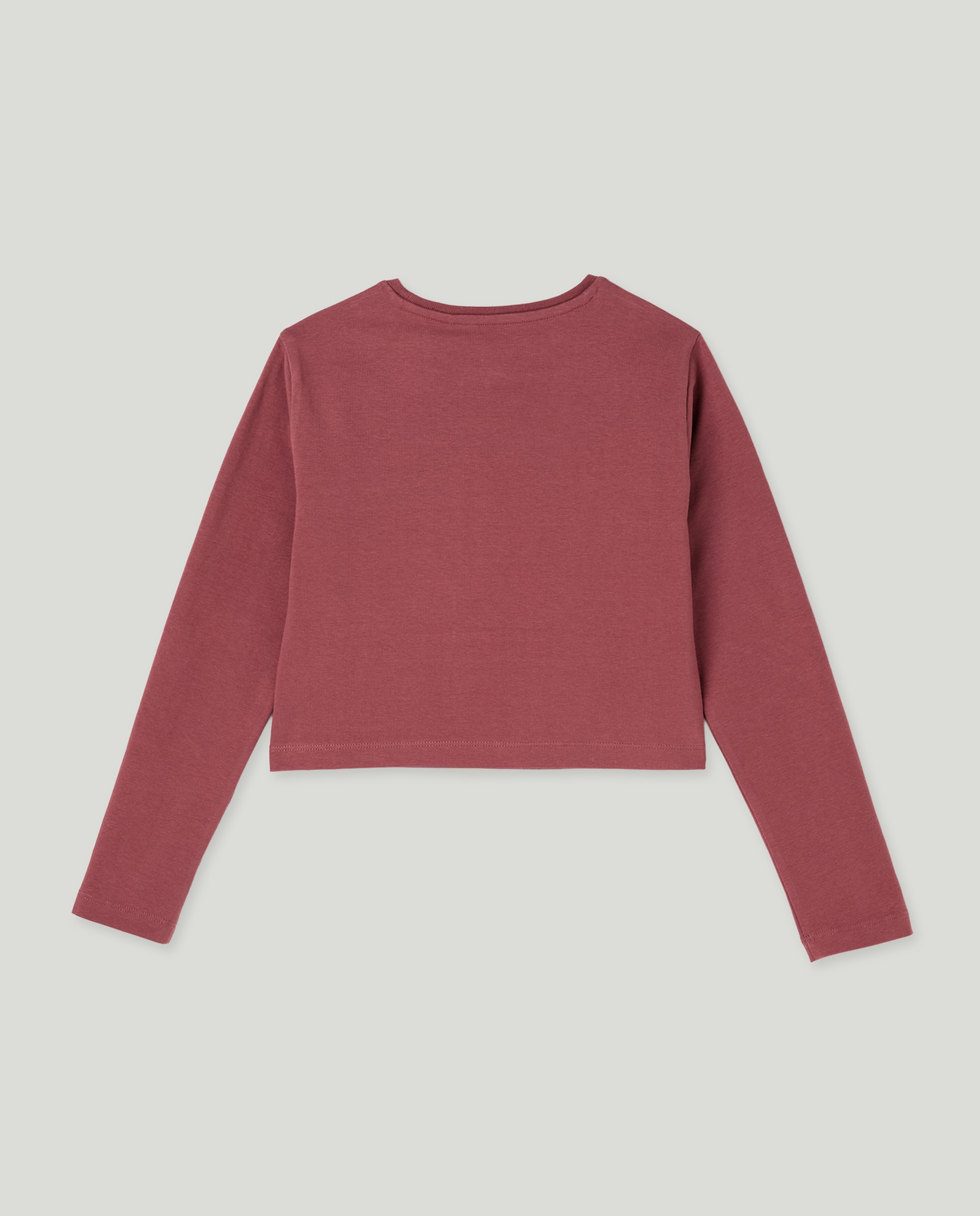 Camiseta Manga Larga Niña Rosa-2
