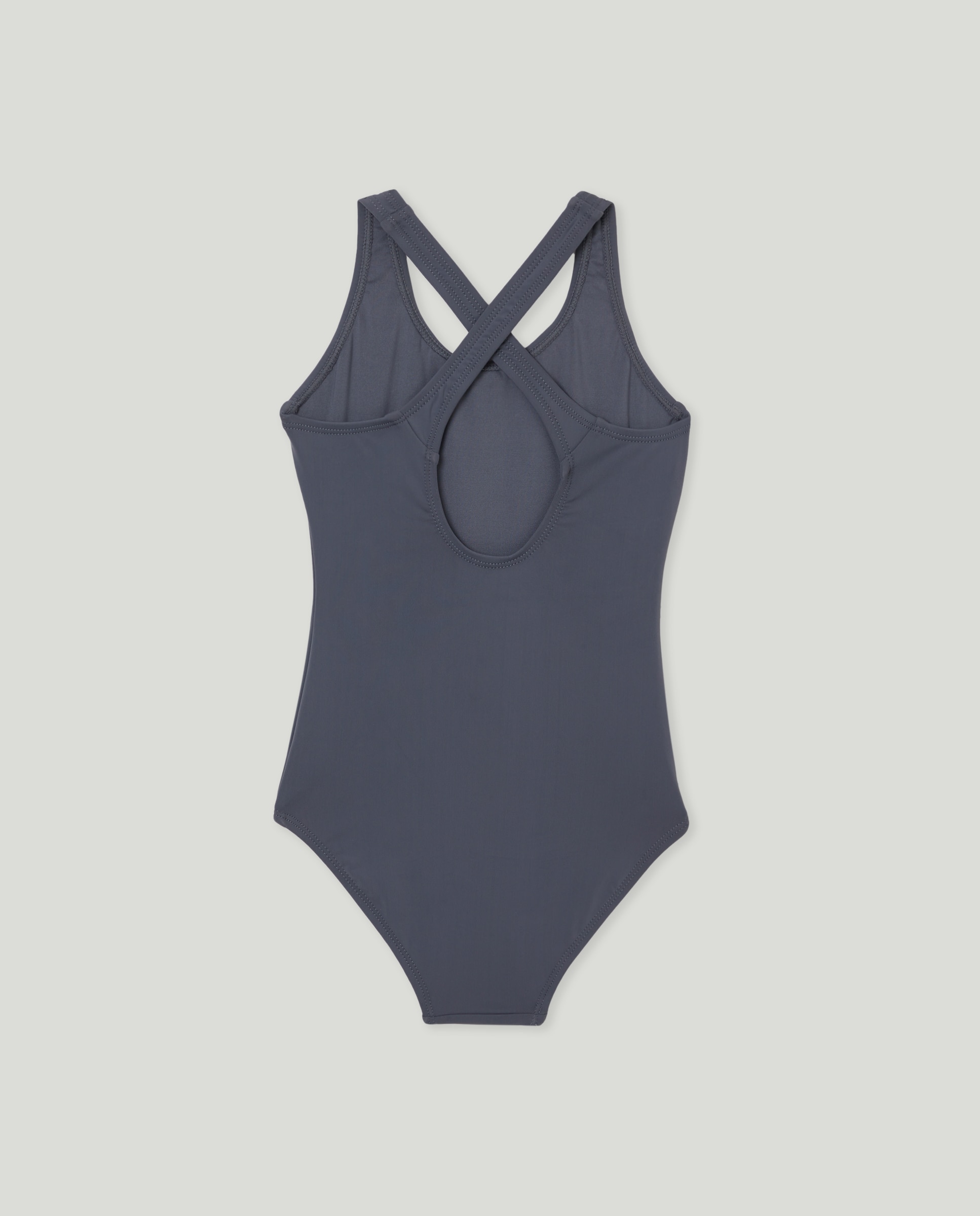 Bañador de competición de niña Azul-2