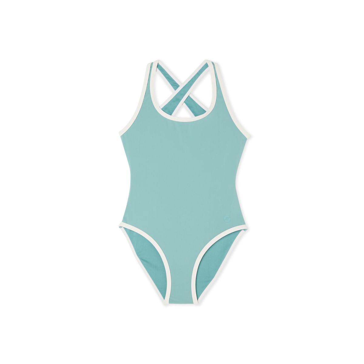 Bañador surf niña Verde Agua-1