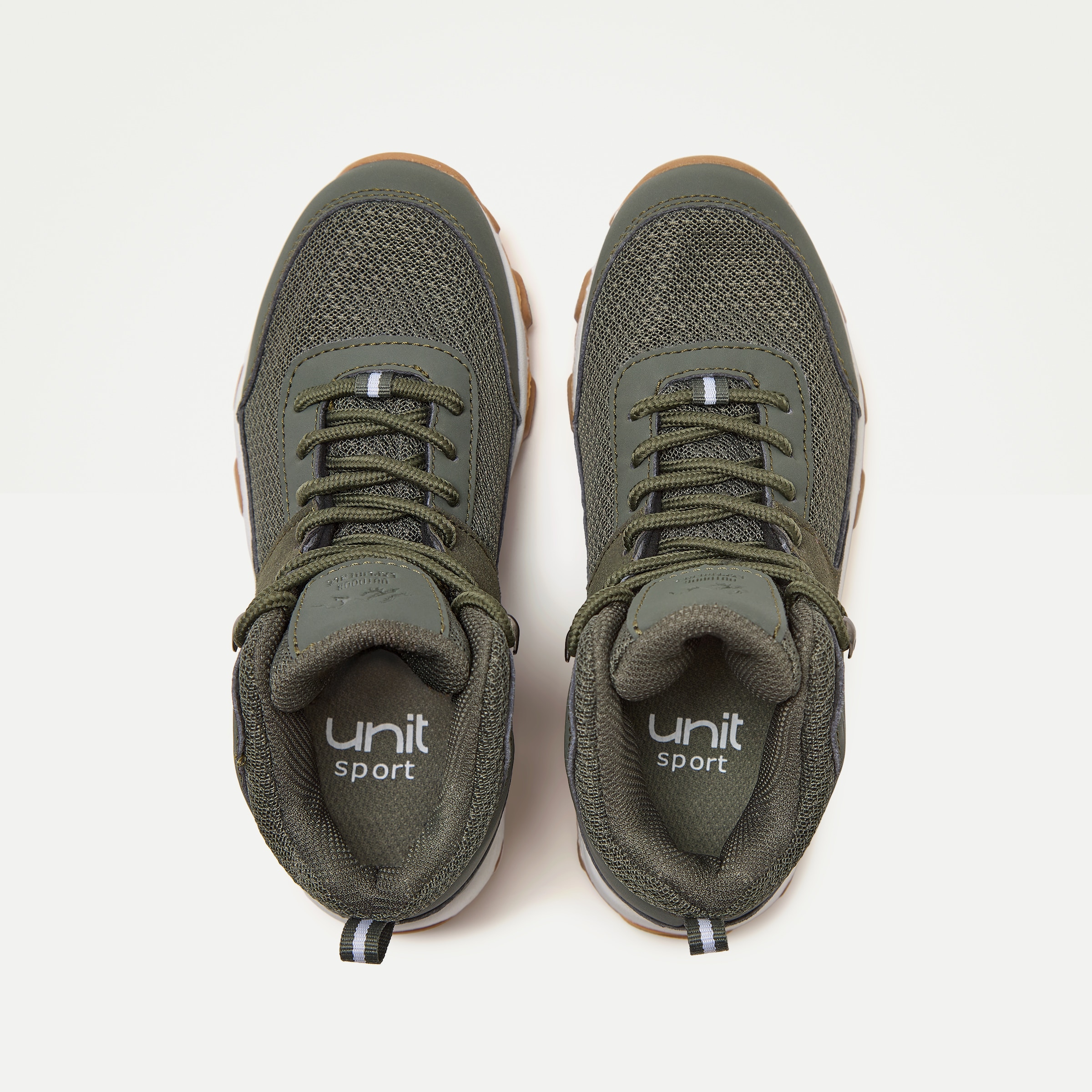Bota de senderismo infantil con membrana waterproof Kaki-4