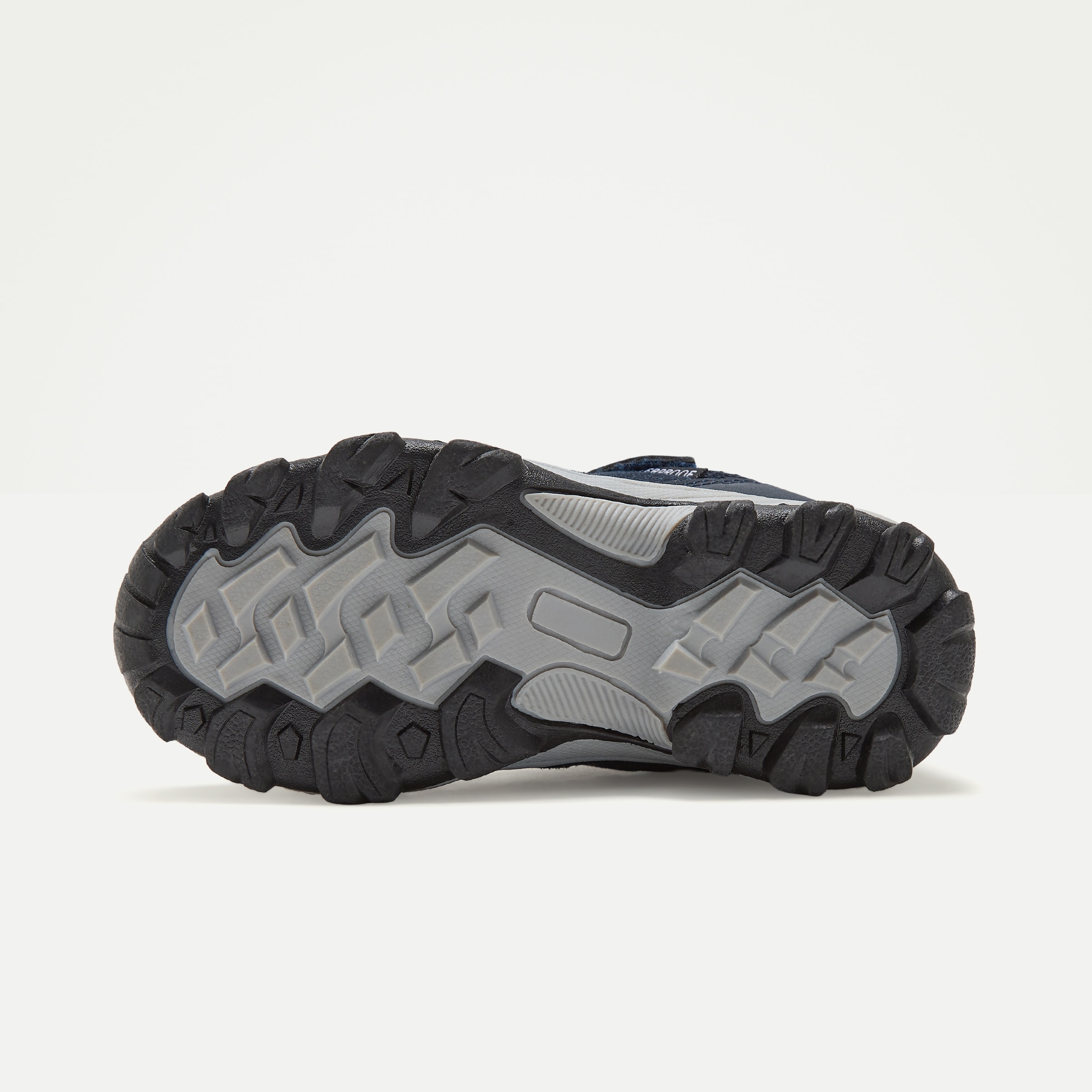 Zapatilla de senderismo infantil con velcro y membrana waterproof Azul-2