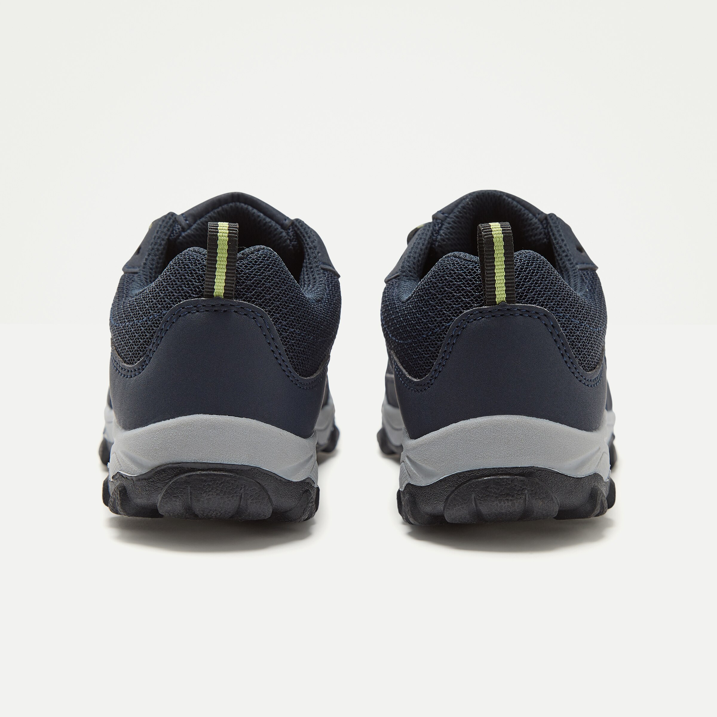 Zapatilla de senderismo infantil con cordones y membrana waterproof Azul-5