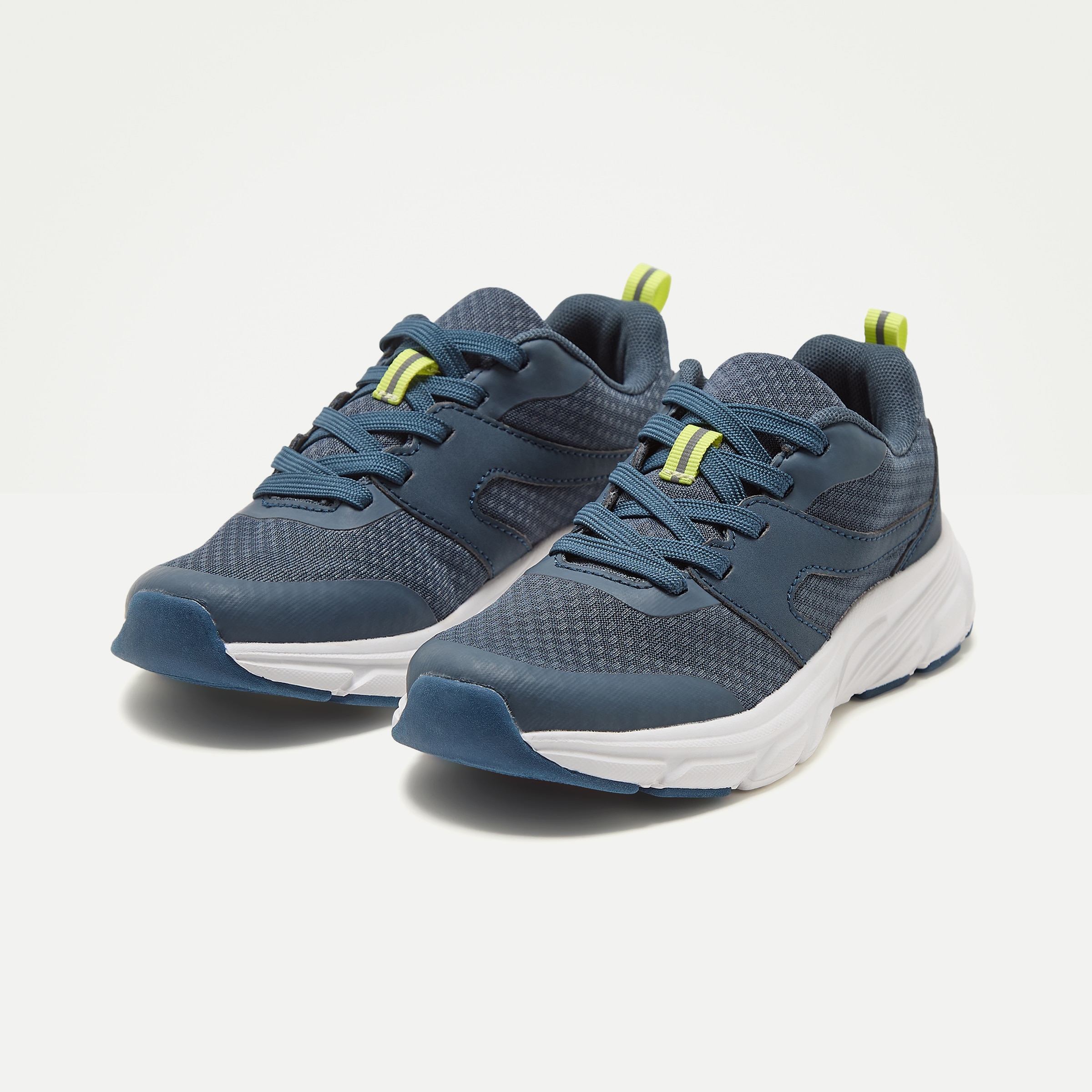 Zapatilla deportiva con cordones de niño Kaki-6