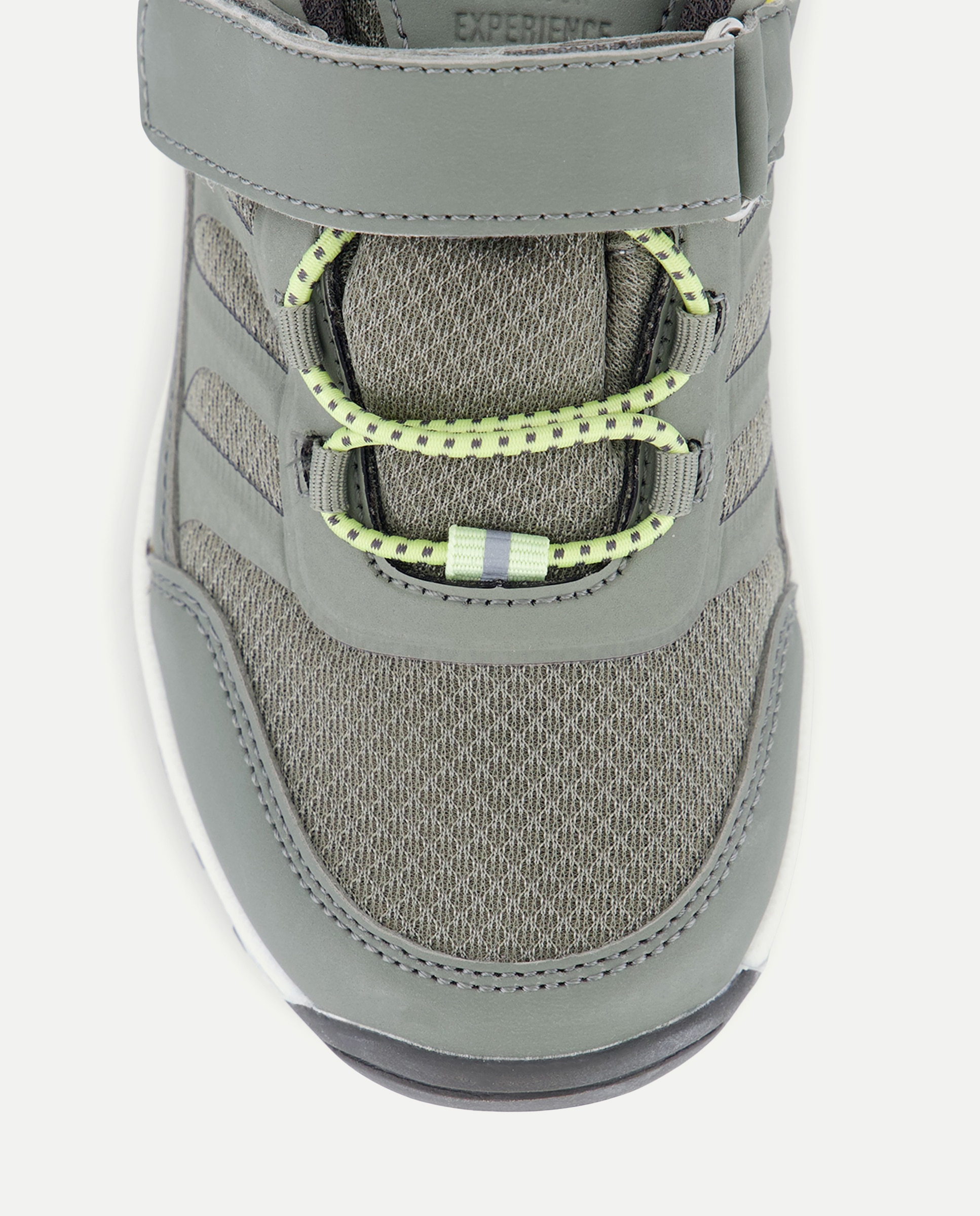 Zapatilla Senderismo Velcro Waterproof Infantil Kaki-5