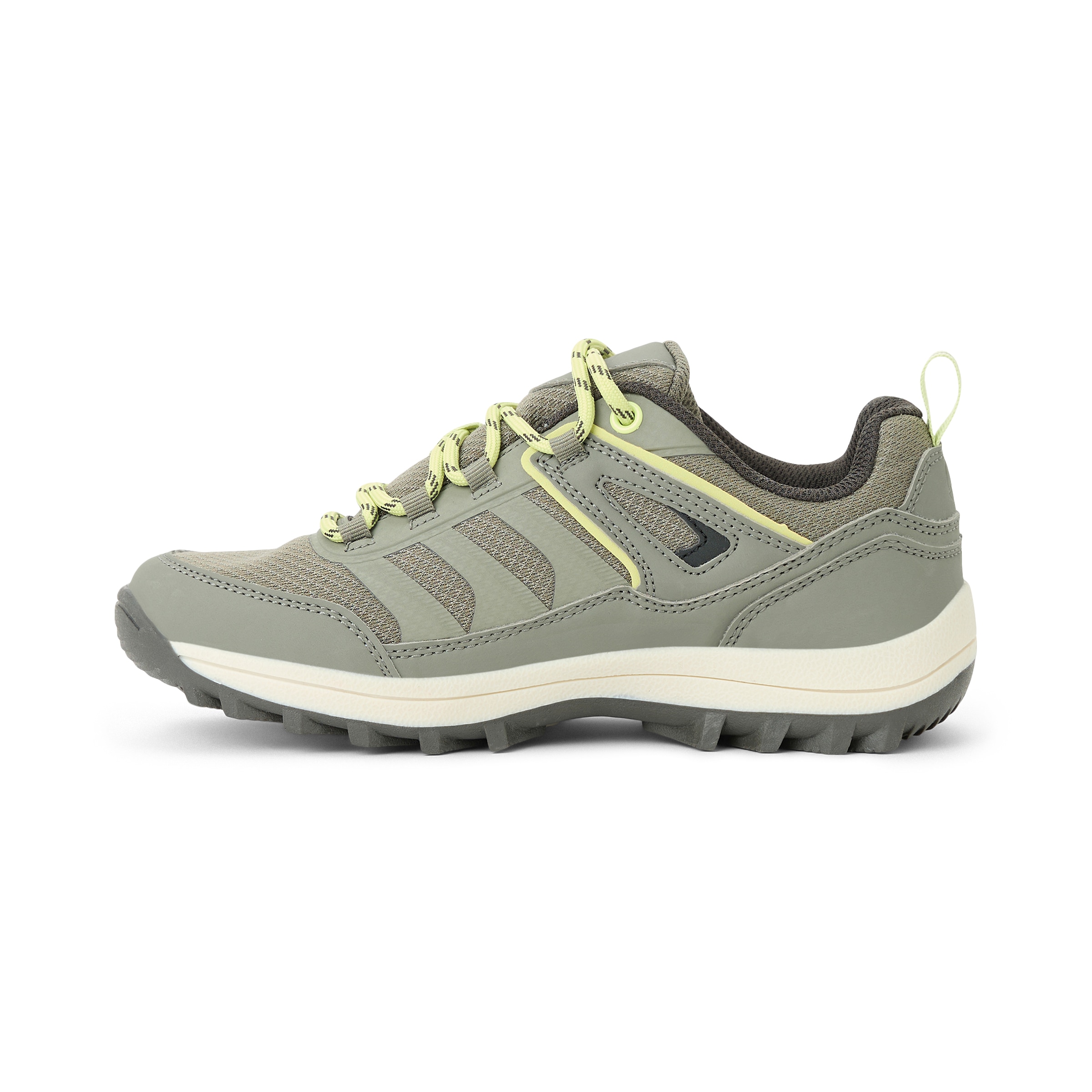 Zapatilla Senderismo Cordones Waterproof Infantil Kaki-3