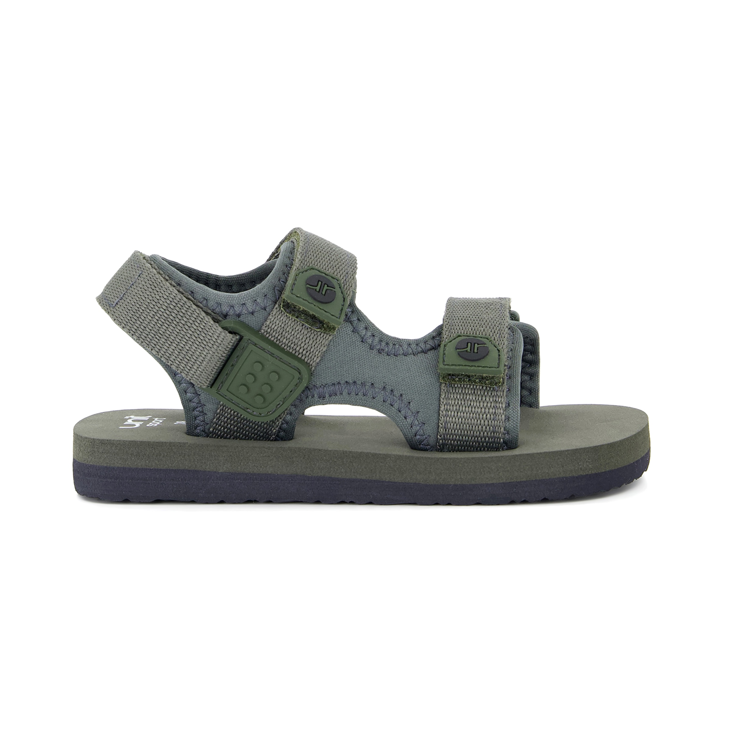 Sandalia Velcro Infantil 22-30 Kaki-1