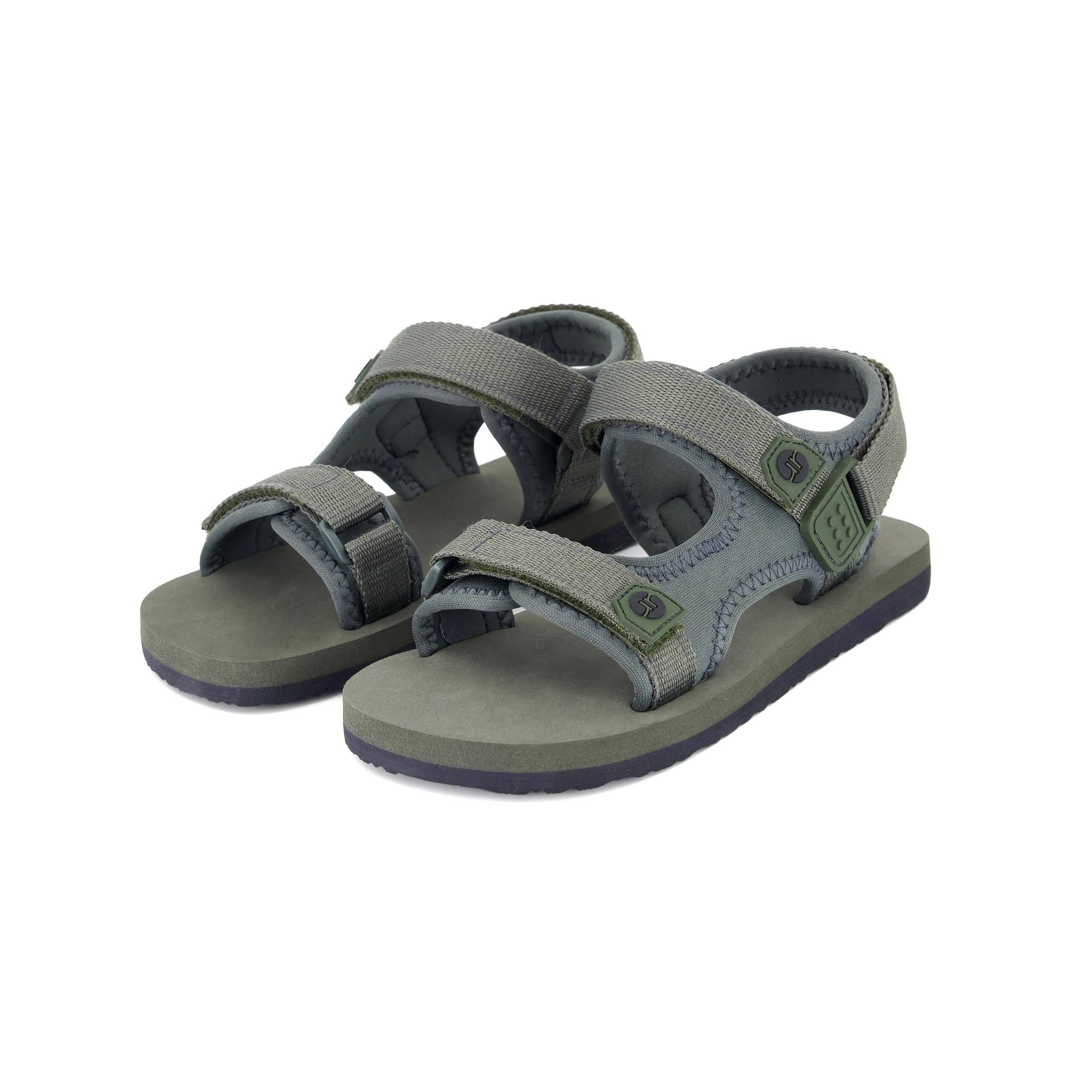 Sandalia Velcro Infantil 31-39 Kaki-6
