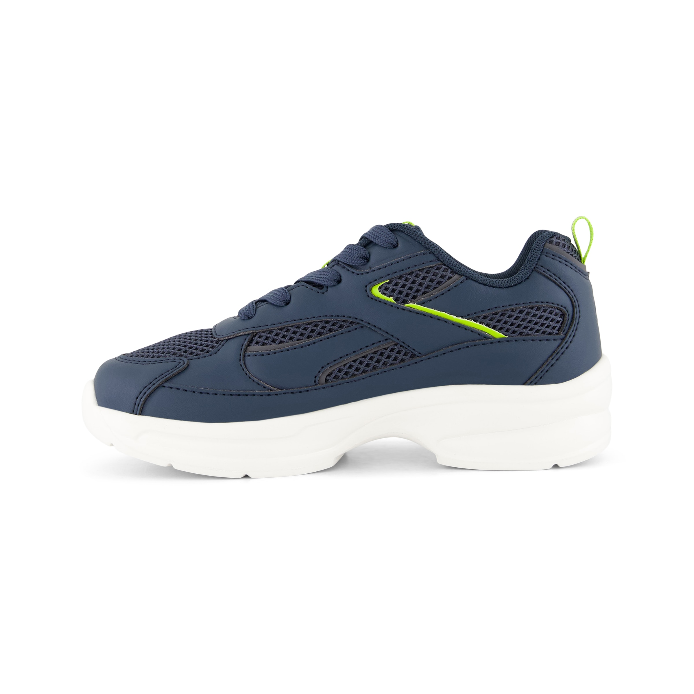 Zapatilla Deportiva Infantil Cordones Azul-3
