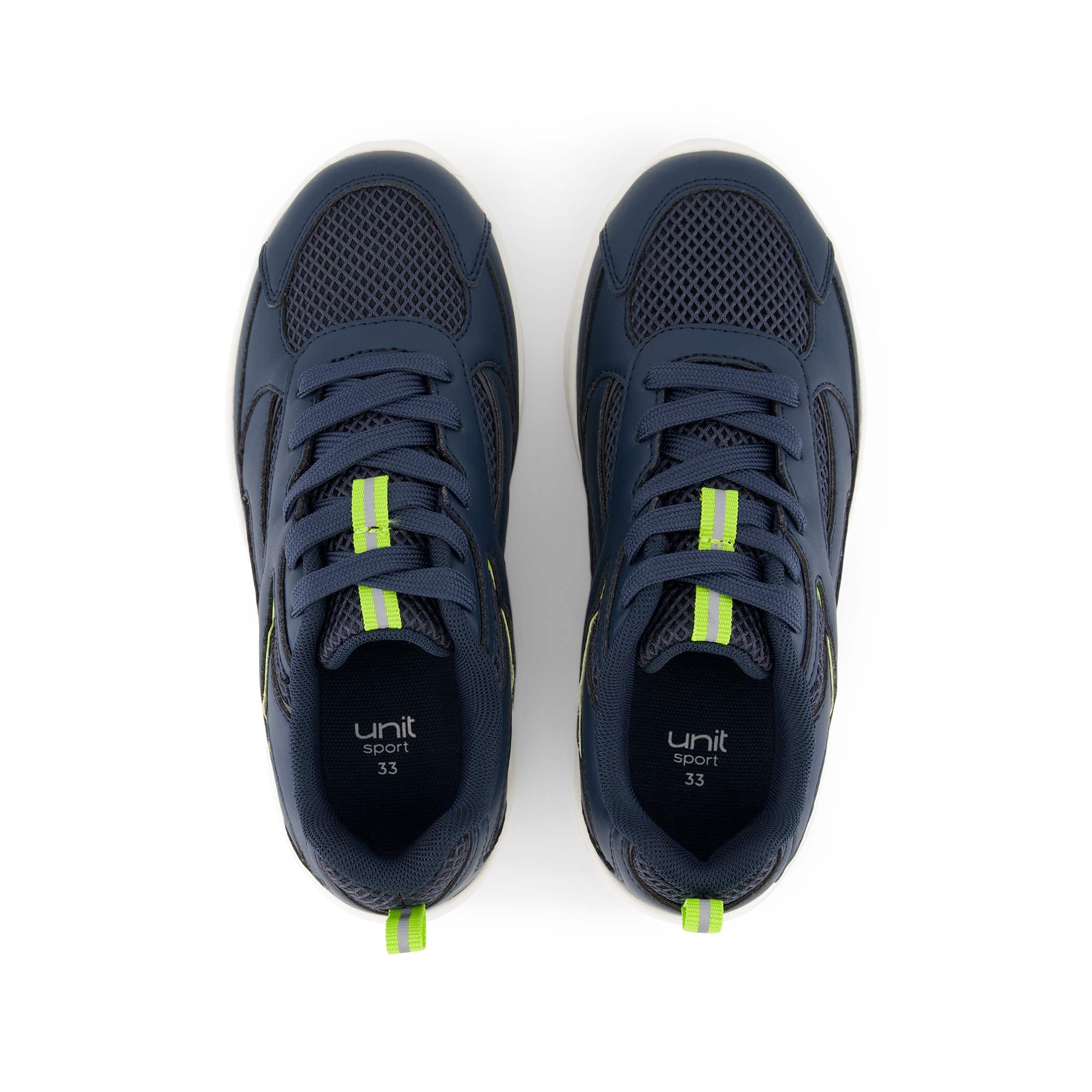 Zapatilla Deportiva Infantil Cordones Azul-4