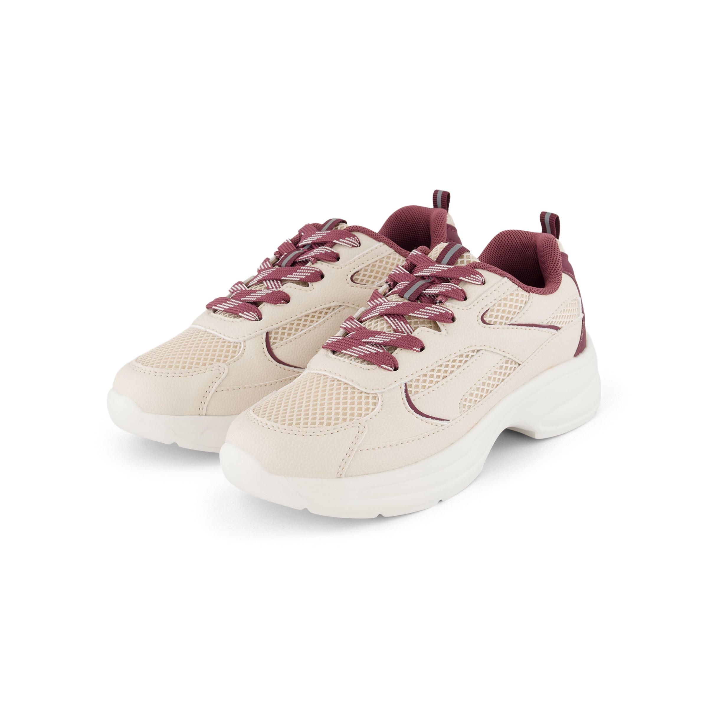 Zapatilla Deportiva Infantil Cordones Blanco-6