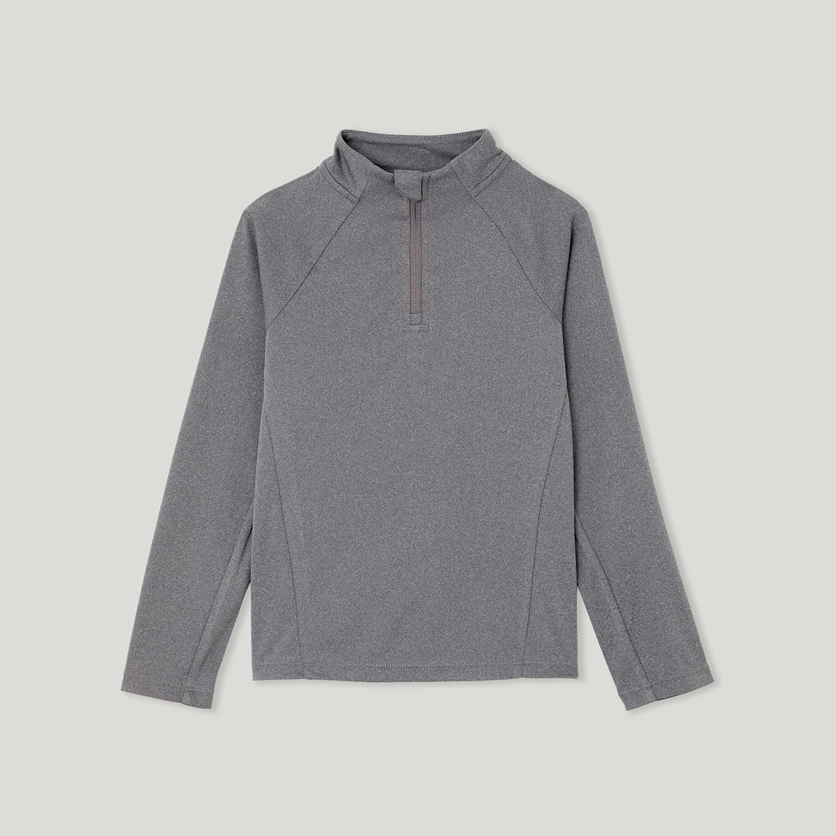 Camiseta técnica manga larga niño Gris-4