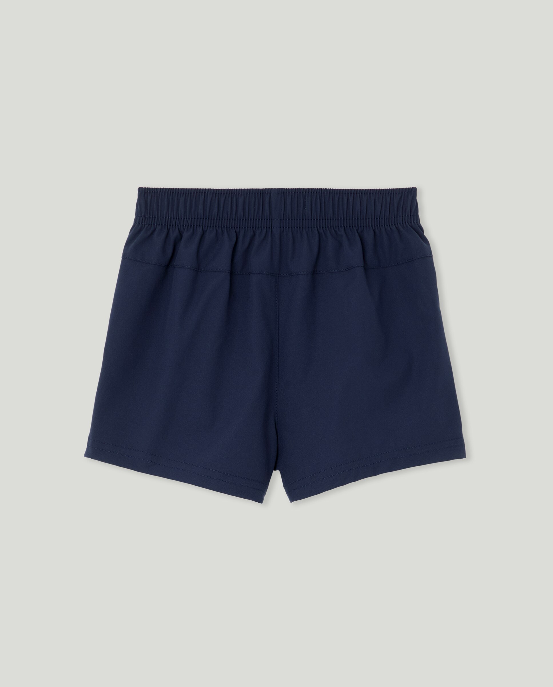 Pantalones cortos de niño con cremallera en los bolsillos Azul-2
