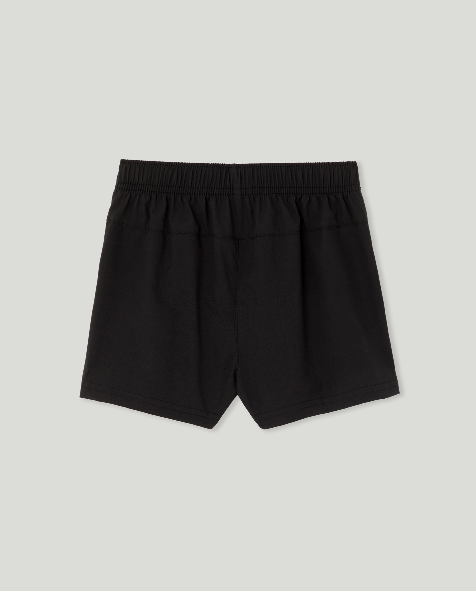 Pantalones cortos de niño con cremallera en los bolsillos Negro-2