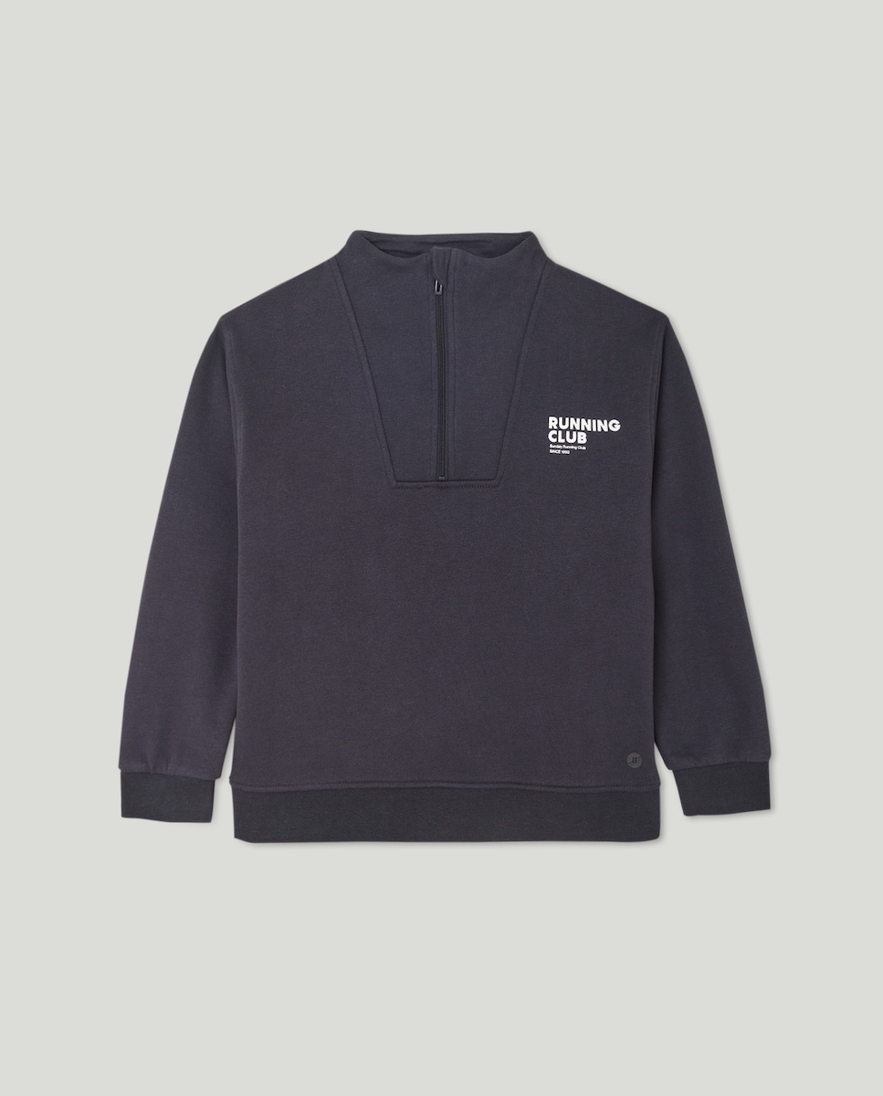 Sudadera Chandal Niño Negro-1